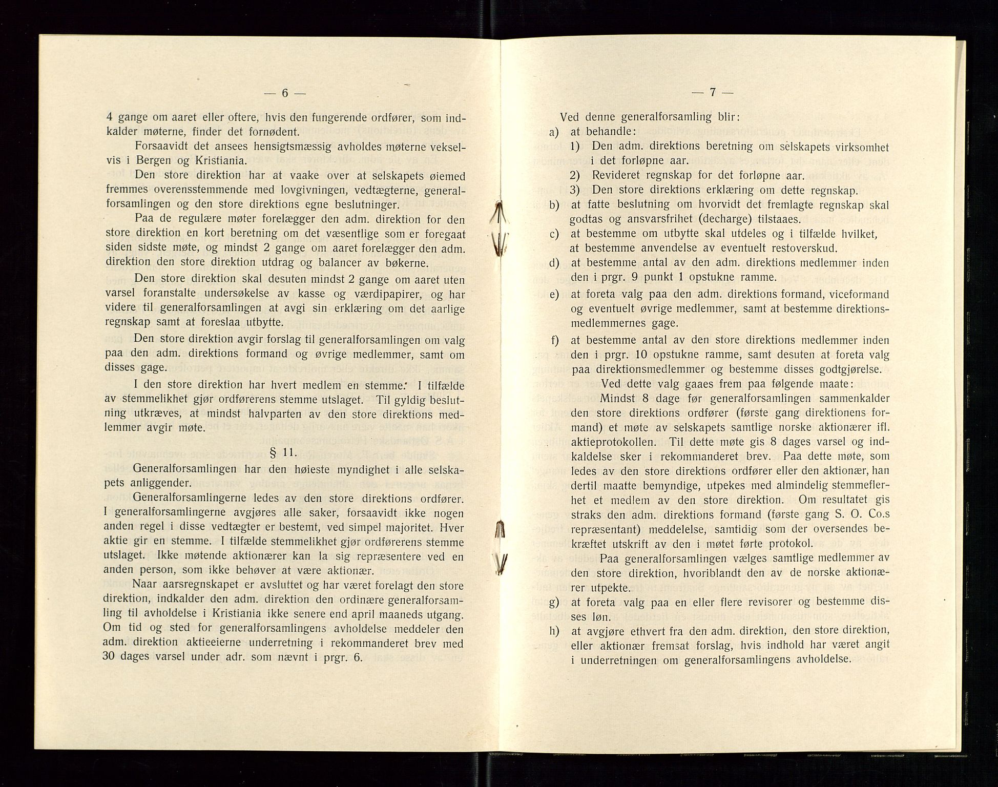 Pa 1536 - Esso Norge as, Vallø Oljeraffineri og lager, AV/SAST-A-101956/A/Aa/L0002: Vallø Oljeraffineri ordinær og ekstraordinær generalforsamling 1934. Ordinær generalforsamling Vallø Oljeraffineri, Norsk Amerikansk Petroleuns co., Vestlandske Petroleums co. 1935., 1934-1935, p. 30