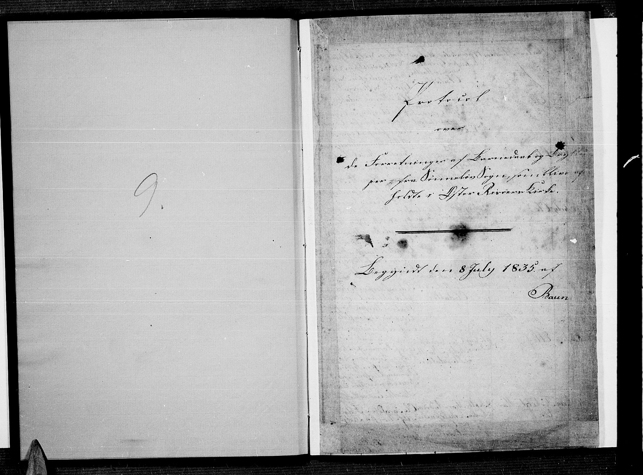 Risør sokneprestkontor, SAK/1111-0035/F/Fb/L0005: Parish register (copy) no. B 5, 1835-1839