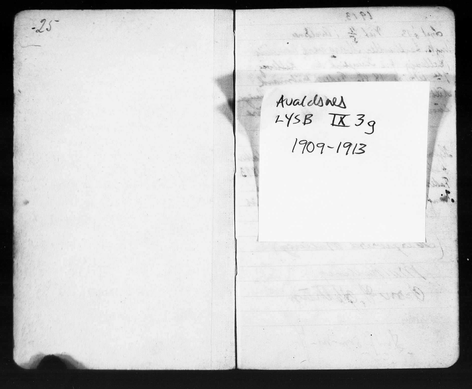 Avaldsnes sokneprestkontor, AV/SAST-A -101851/I/Ie/L0003: Banns register no. IX 3G, 1909-1913