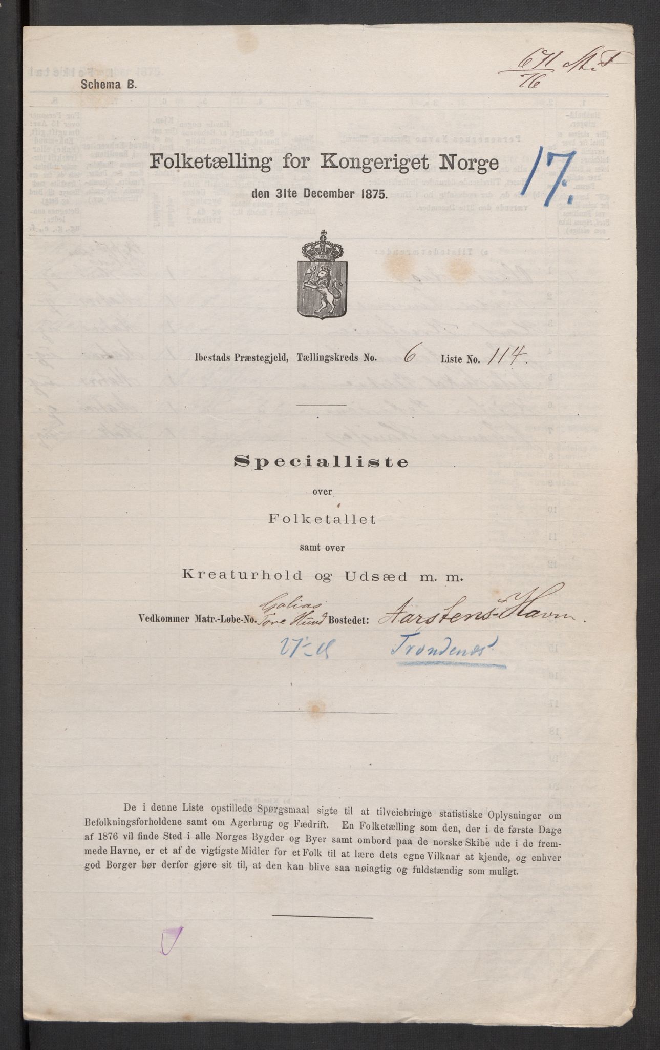 RA, 1875 census, lists of crew on ships: Ships in domestic ports, 1875, p. 582