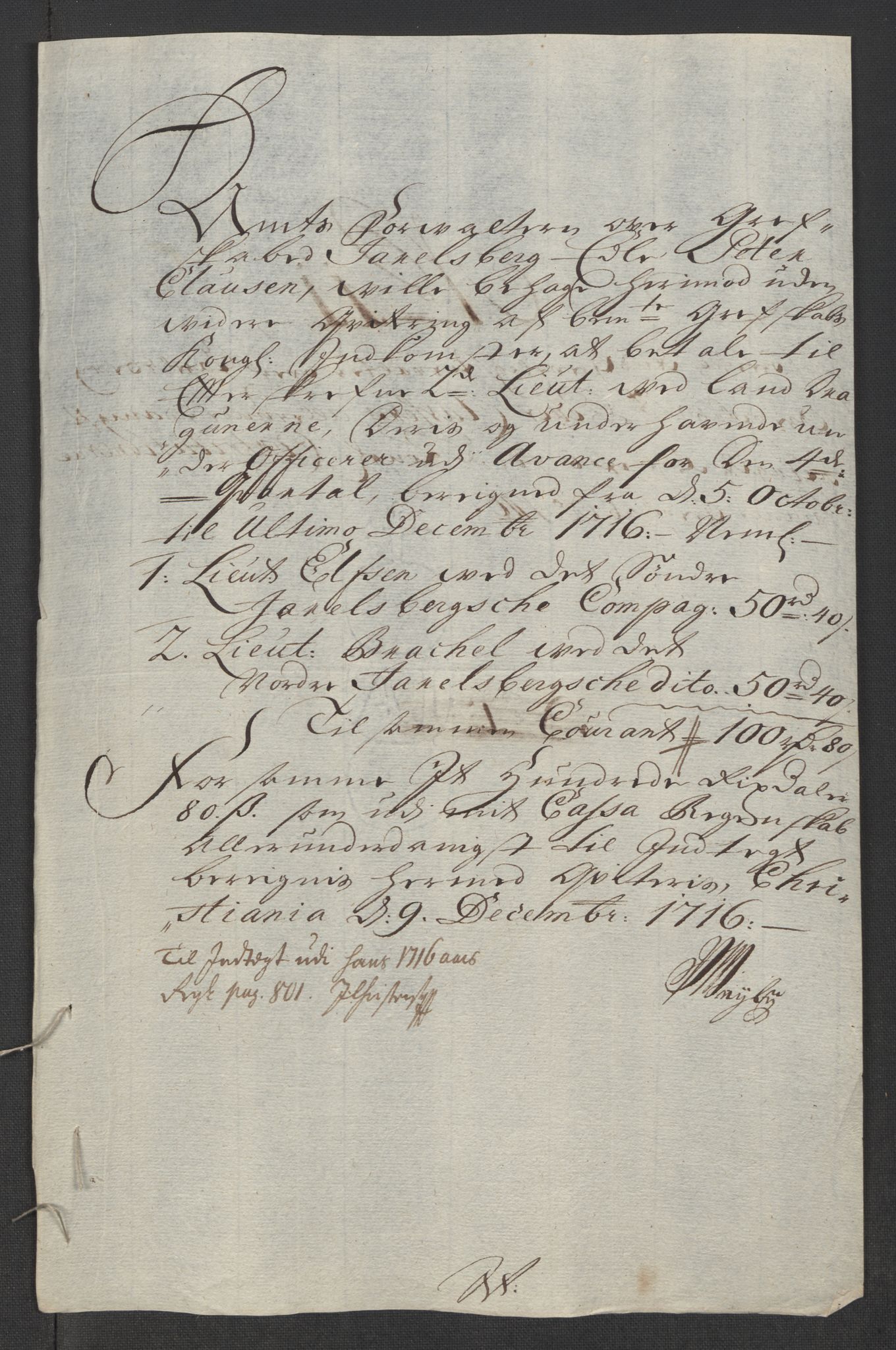 Rentekammeret inntil 1814, Reviderte regnskaper, Fogderegnskap, AV/RA-EA-4092/R32/L1880: Fogderegnskap Jarlsberg grevskap, 1716, p. 215