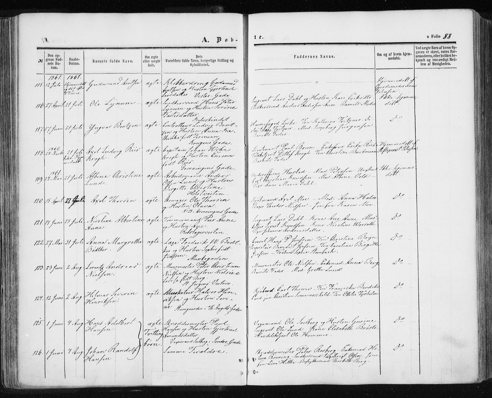 Ministerialprotokoller, klokkerbøker og fødselsregistre - Sør-Trøndelag, AV/SAT-A-1456/601/L0053: Parish register (official) no. 601A21, 1857-1865, p. 88