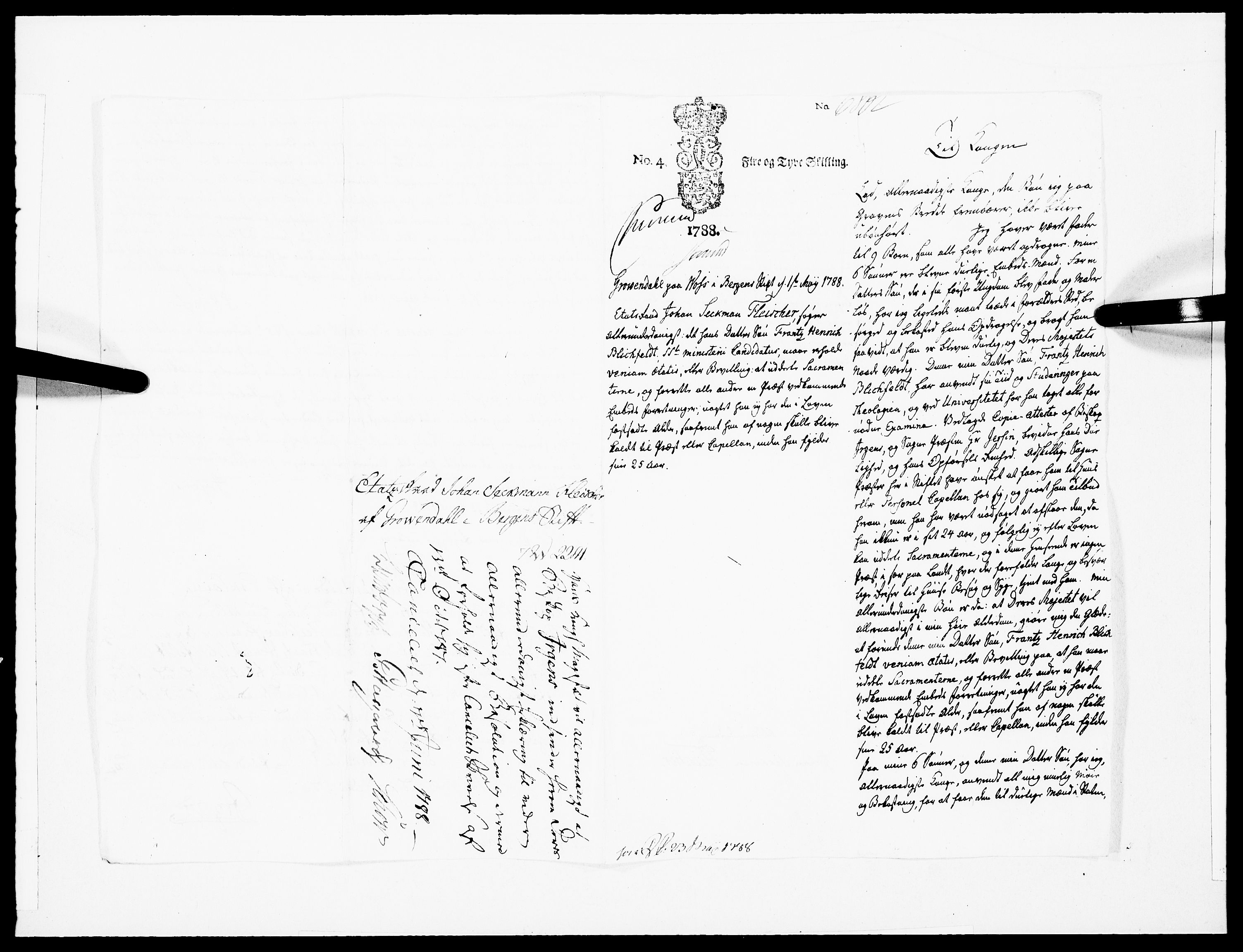 Danske Kanselli 1572-1799, AV/RA-EA-3023/F/Fc/Fcc/Fcca/L0274: Norske innlegg 1572-1799, 1788, p. 7