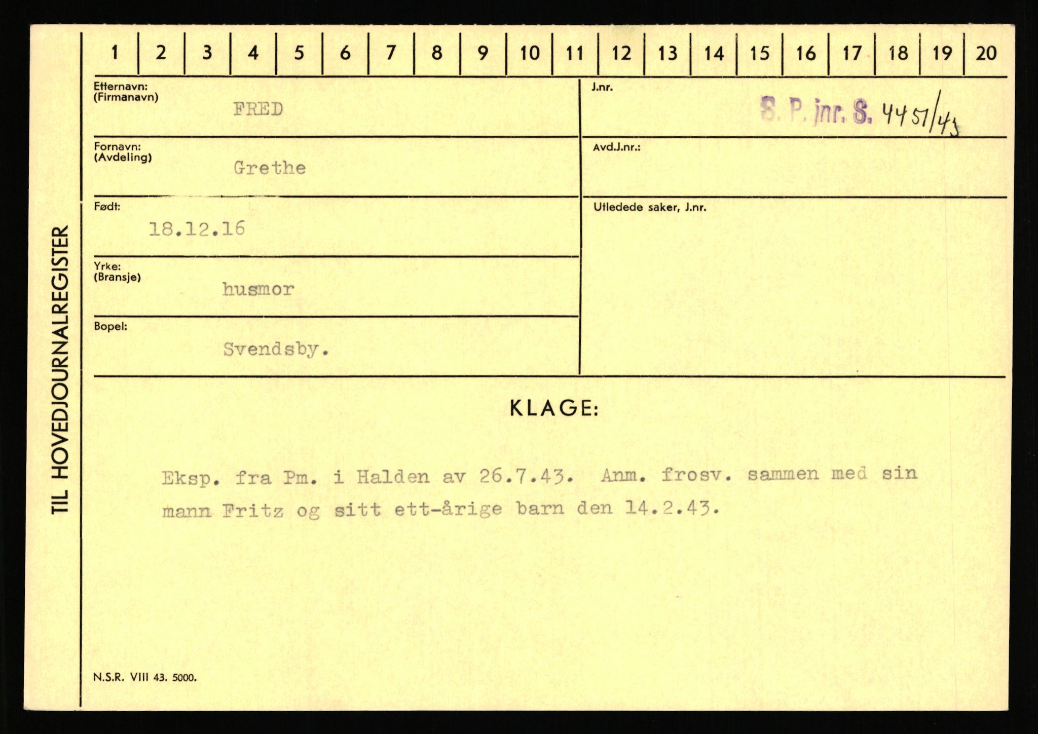 Statspolitiet - Hovedkontoret / Osloavdelingen, AV/RA-S-1329/C/Ca/L0004: Eid - funn av gjenstander	, 1943-1945, p. 4374