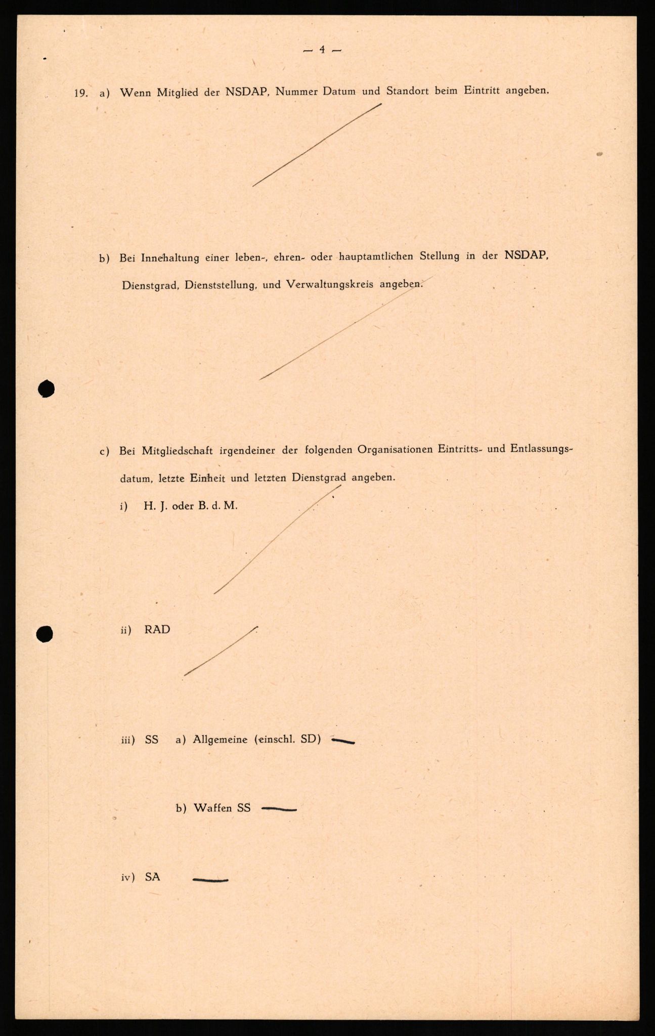 Forsvaret, Forsvarets overkommando II, AV/RA-RAFA-3915/D/Db/L0034: CI Questionaires. Tyske okkupasjonsstyrker i Norge. Tyskere., 1945-1946, p. 265