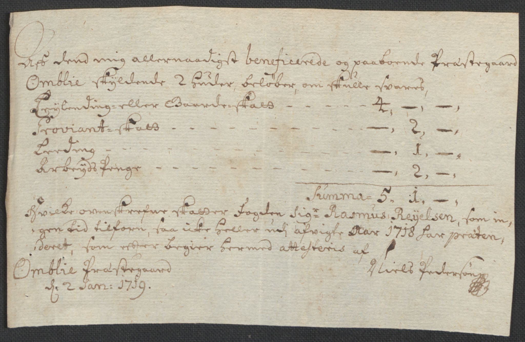 Rentekammeret inntil 1814, Reviderte regnskaper, Fogderegnskap, AV/RA-EA-4092/R40/L2453: Fogderegnskap Råbyggelag, 1718-1719, p. 112