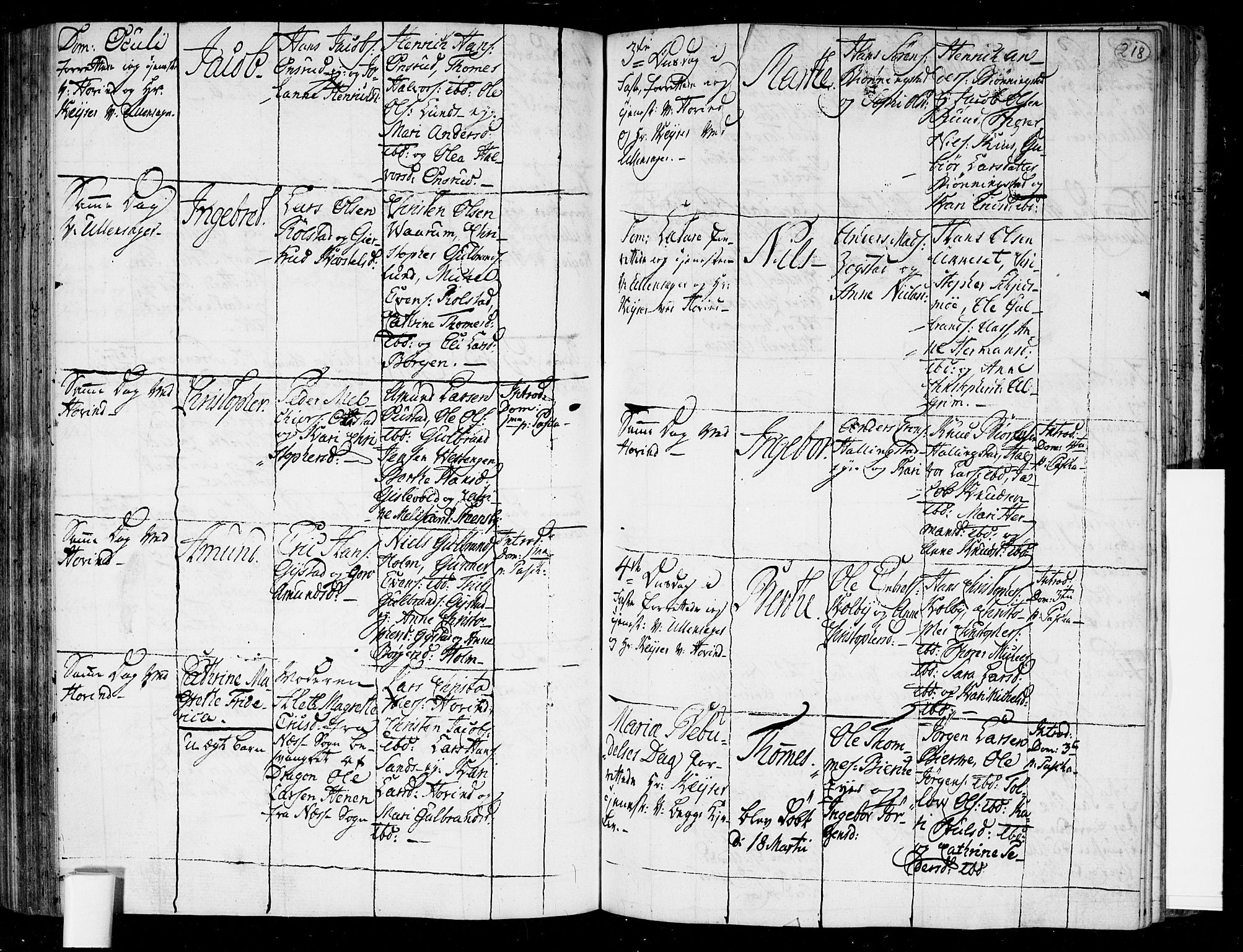 Ullensaker prestekontor Kirkebøker, AV/SAO-A-10236a/F/Fa/L0006: Parish register (official) no. I 6, 1762-1785, p. 218