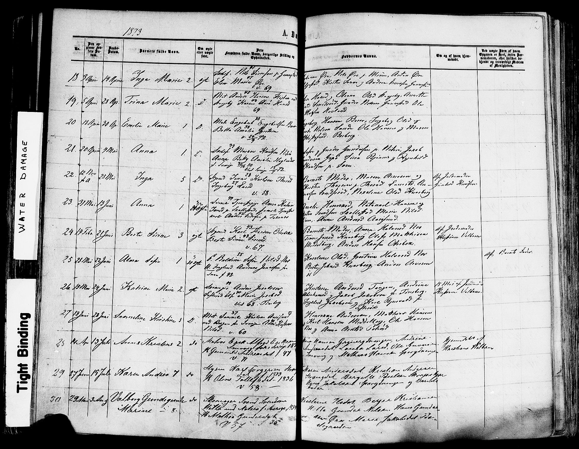 Nøtterøy kirkebøker, AV/SAKO-A-354/F/Fa/L0007: Parish register (official) no. I 7, 1865-1877, p. 112