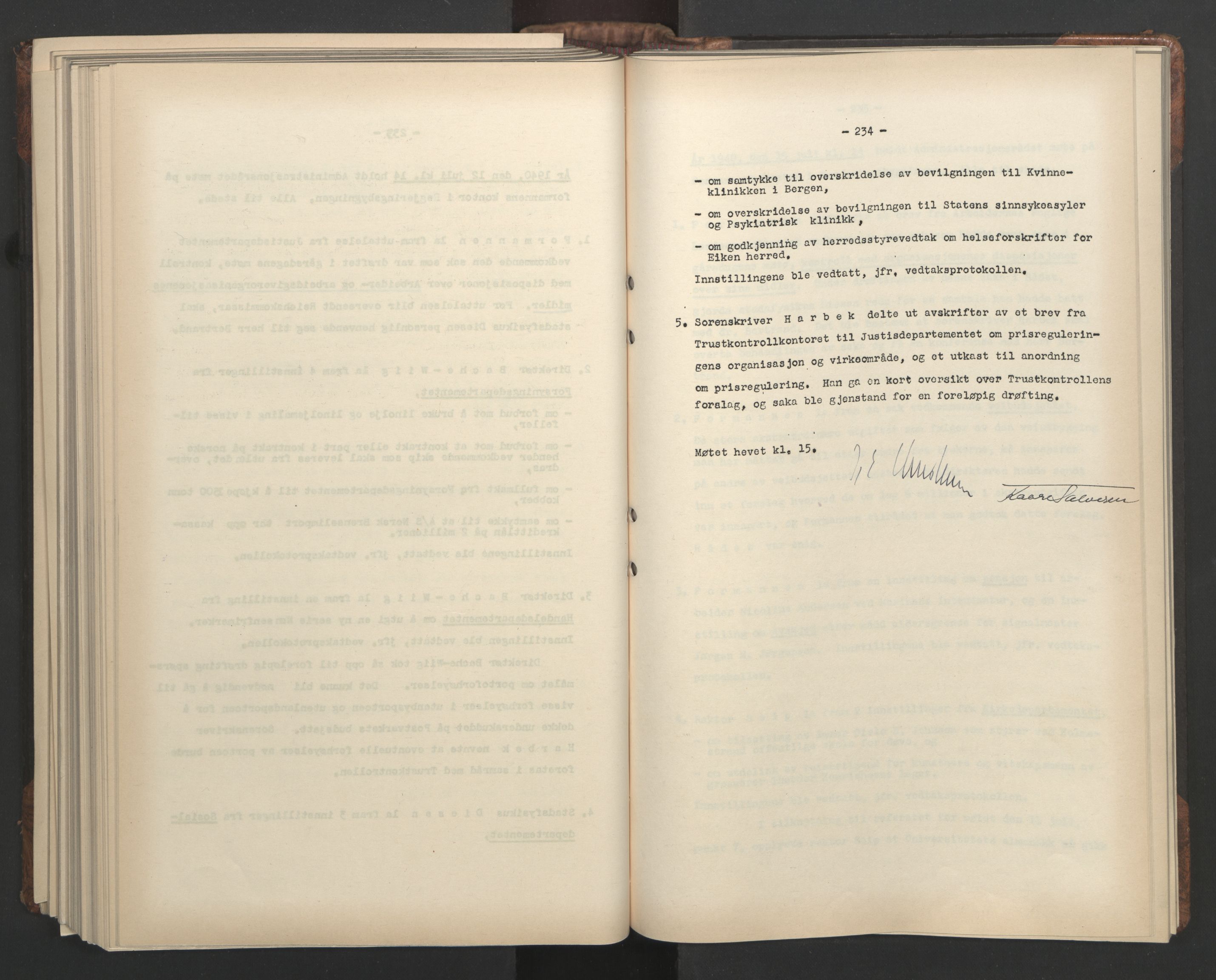 Administrasjonsrådet, AV/RA-S-1004/A/L0001: Møteprotokoll med tillegg 15/4-25/9, 1940, p. 234