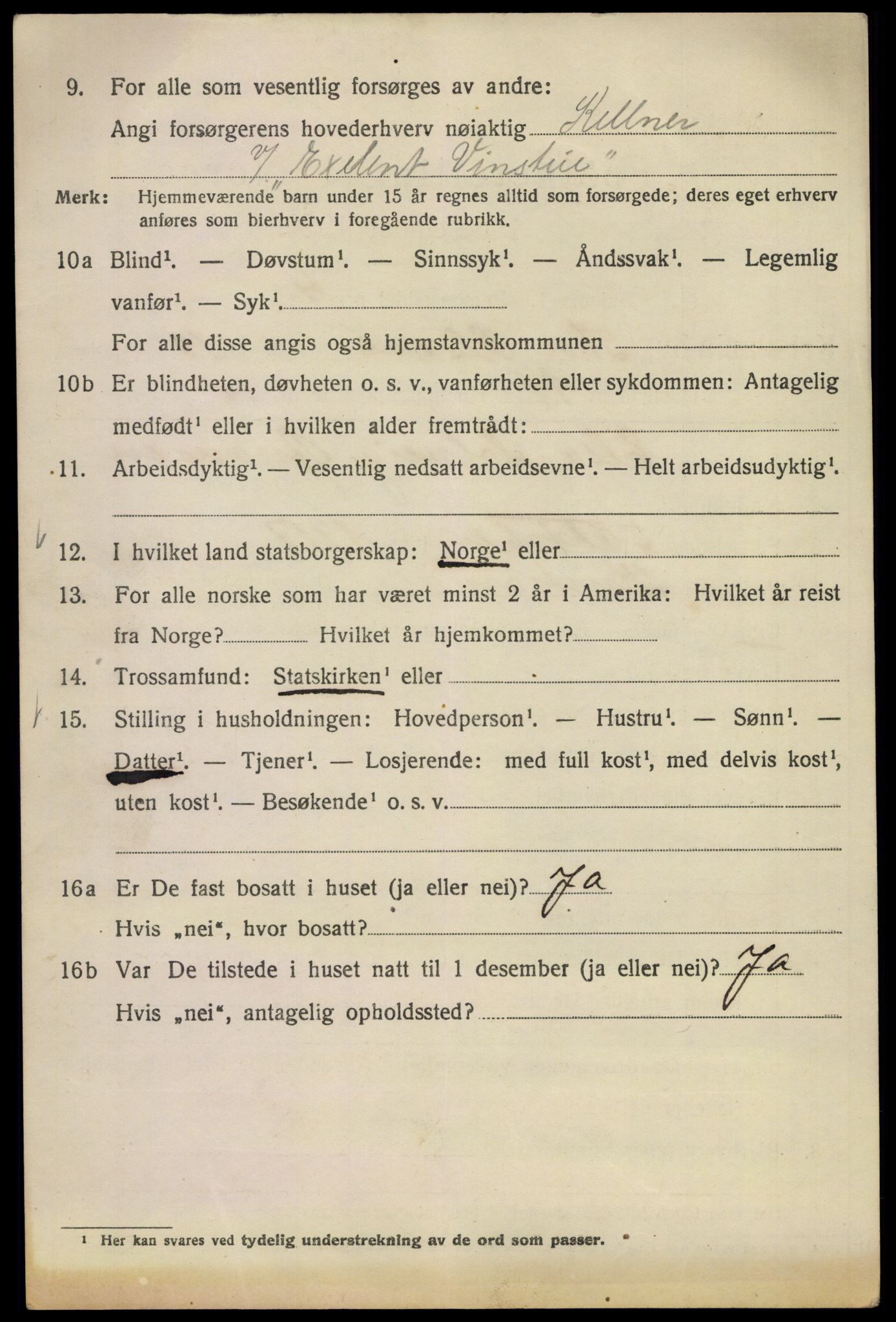 SAO, 1920 census for Kristiania, 1920, p. 574172