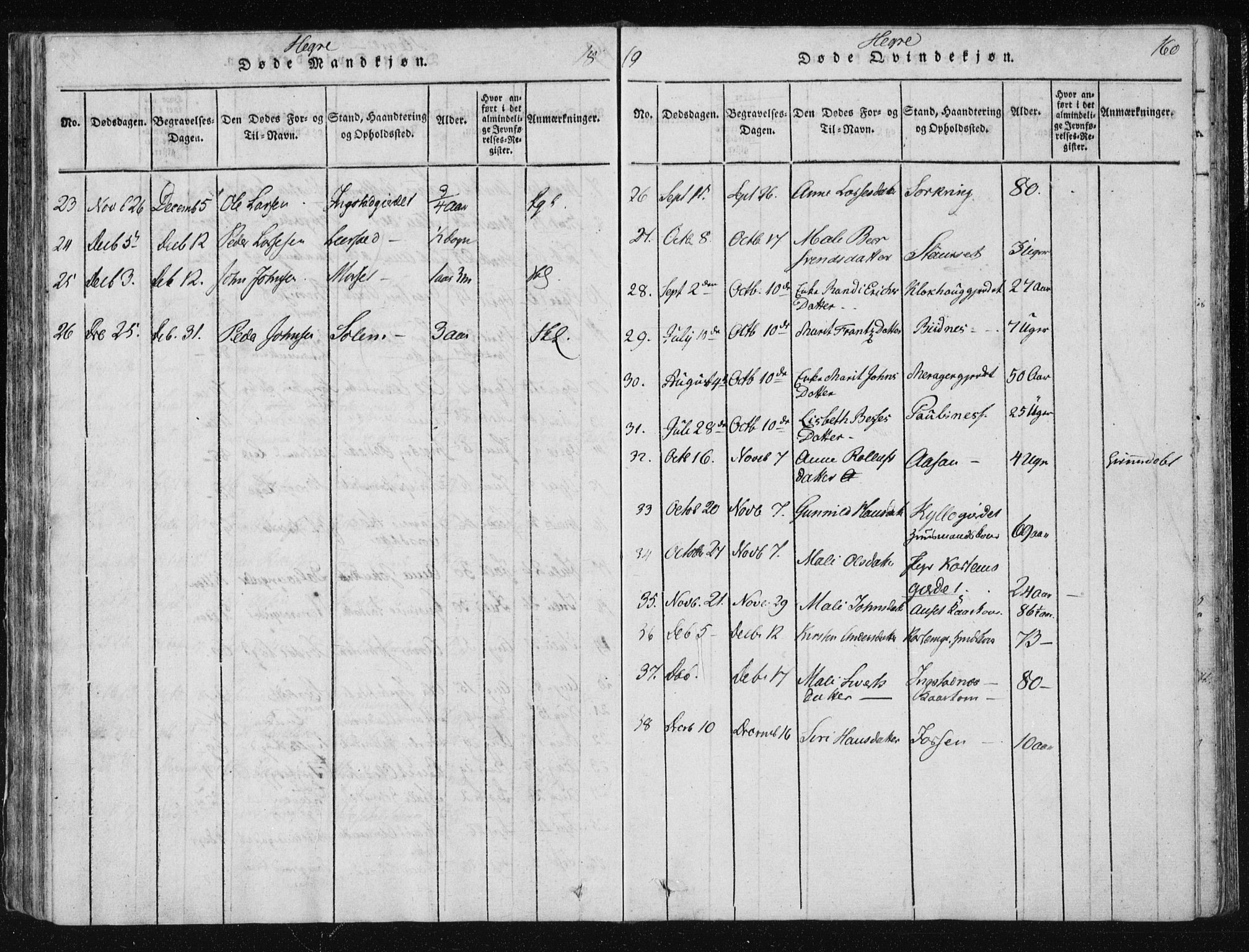 Ministerialprotokoller, klokkerbøker og fødselsregistre - Nord-Trøndelag, SAT/A-1458/709/L0061: Parish register (official) no. 709A08 /4, 1815-1819, p. 160