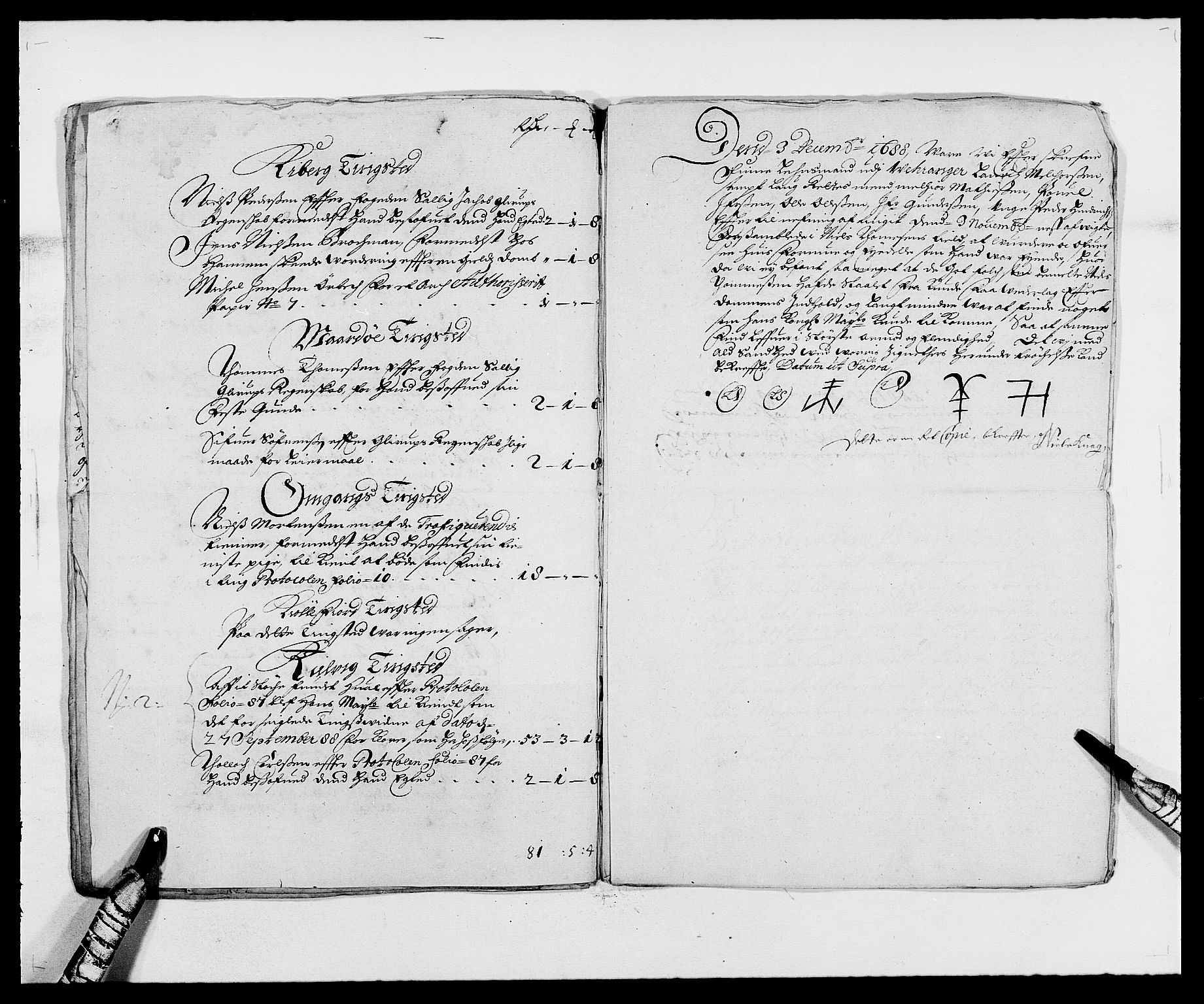 Rentekammeret inntil 1814, Reviderte regnskaper, Fogderegnskap, RA/EA-4092/R69/L4850: Fogderegnskap Finnmark/Vardøhus, 1680-1690, p. 107