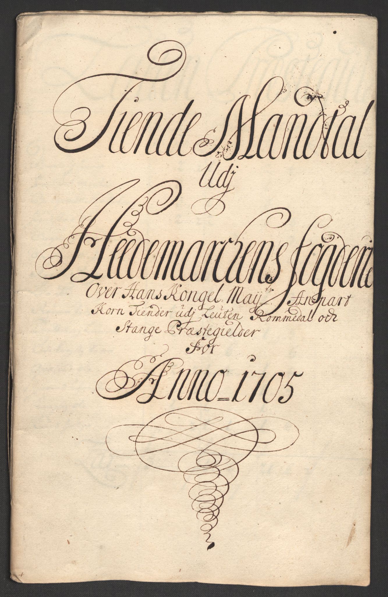 Rentekammeret inntil 1814, Reviderte regnskaper, Fogderegnskap, RA/EA-4092/R16/L1042: Fogderegnskap Hedmark, 1705, p. 42