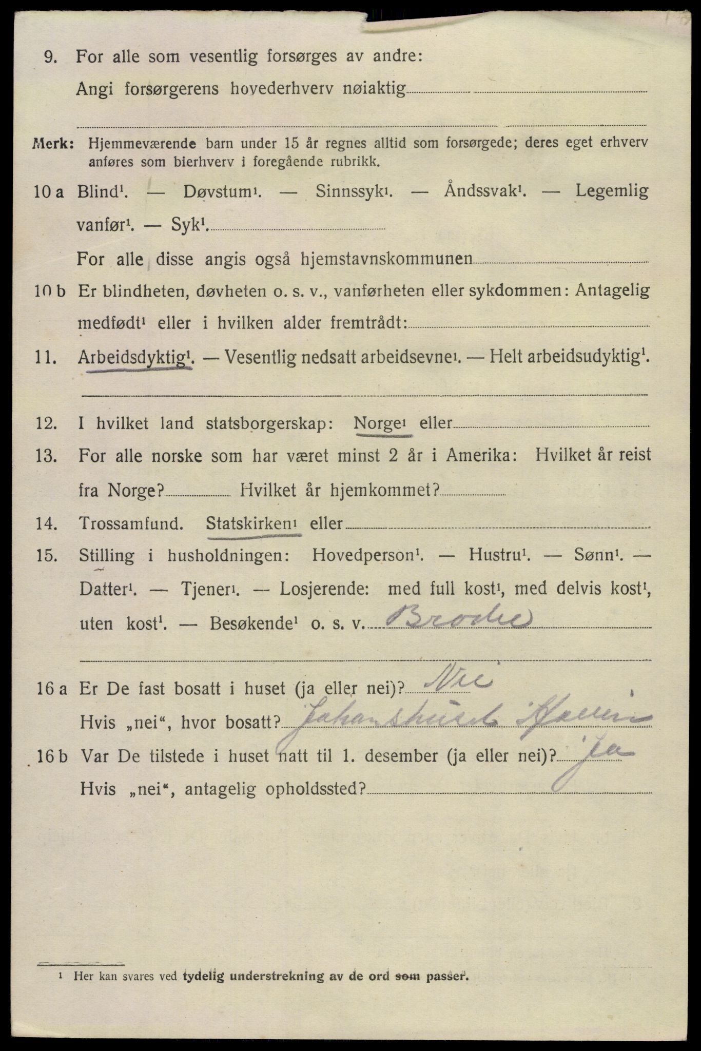 SAKO, 1920 census for Hovin, 1920, p. 1690