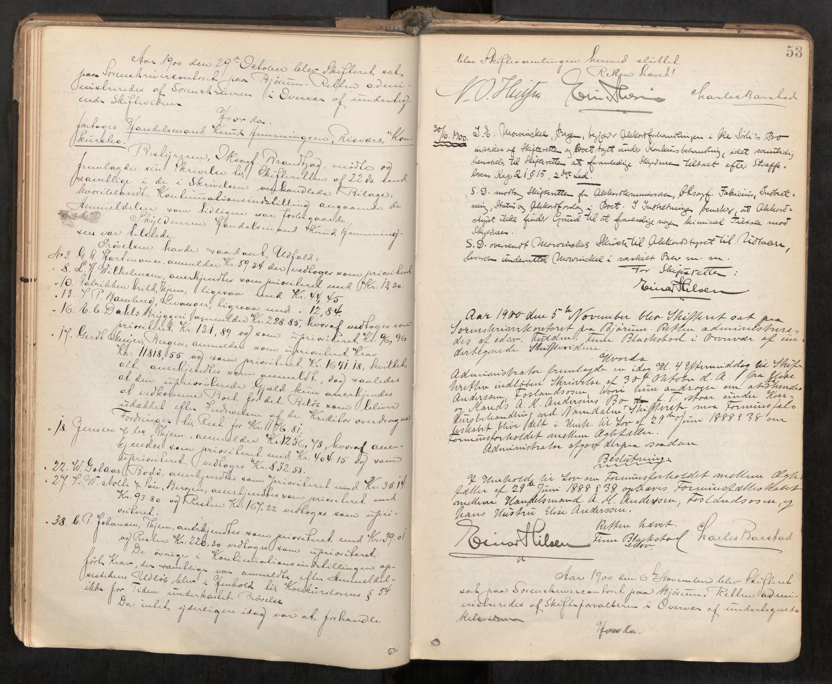 Namdal sorenskriveri, AV/SAT-A-4133/1/3/3B/L0007: Skiftebehandlingsprotokoll, 1899-1905, p. 53
