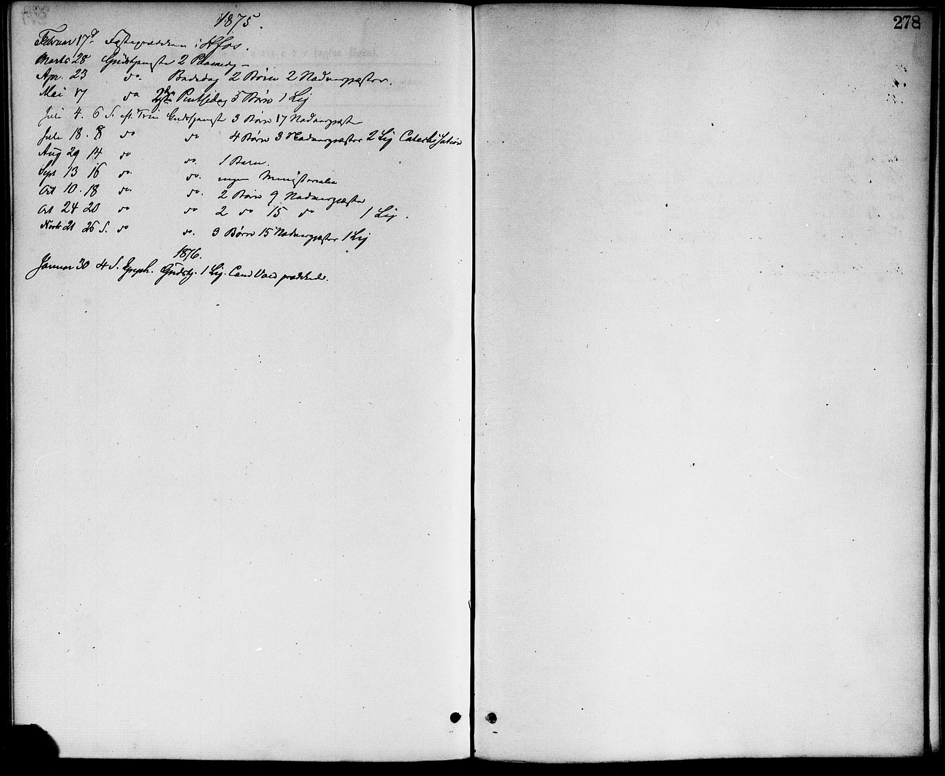 Hønefoss kirkebøker, AV/SAKO-A-609/F/Fa/L0001: Parish register (official) no. 1, 1875-1887, p. 278