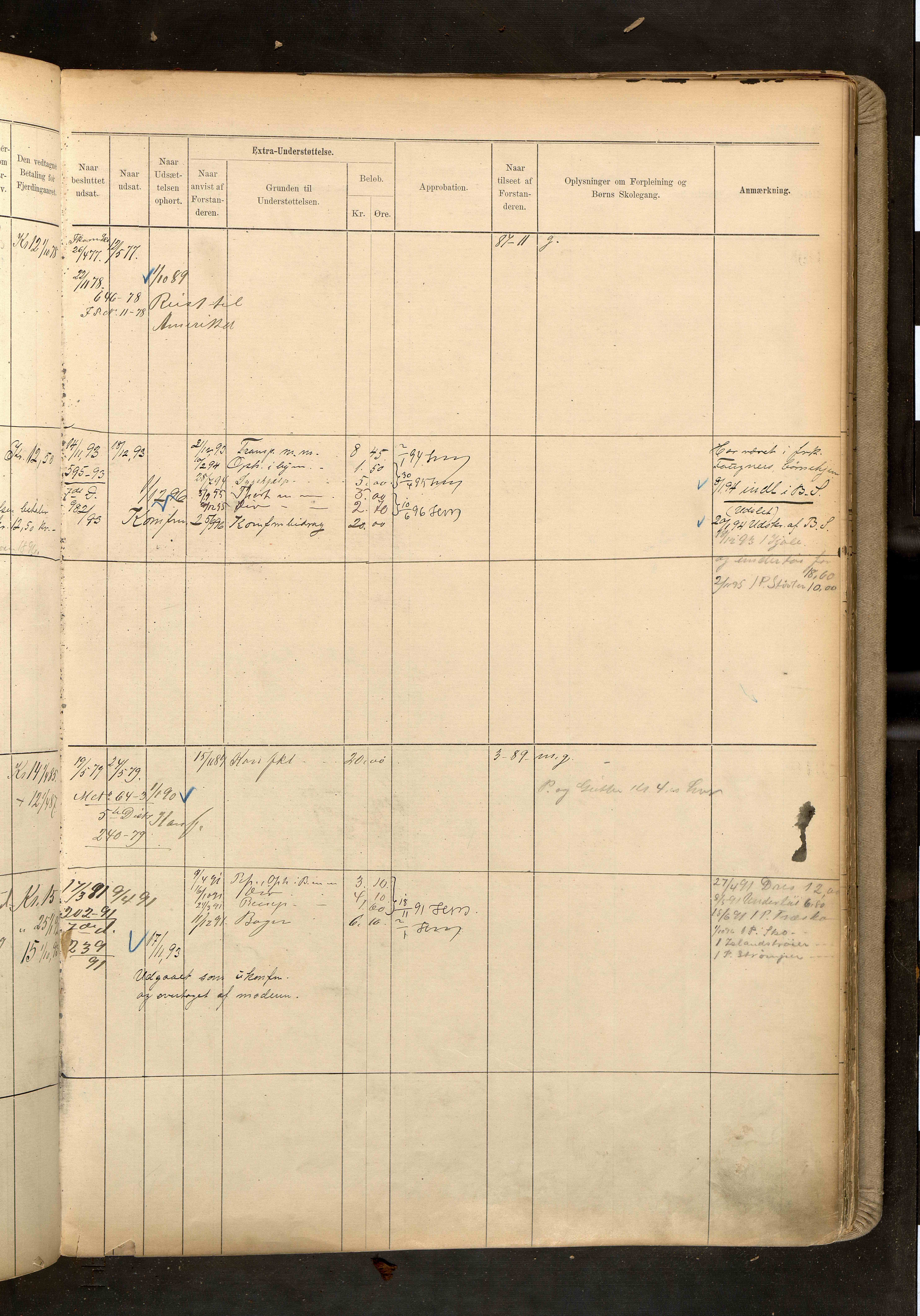 Fattigvesenet, OBA/A-20045/H/Hd/L0003: Manntallsprotokoll. Mnr. 1-500, 1887-1897, p. 402