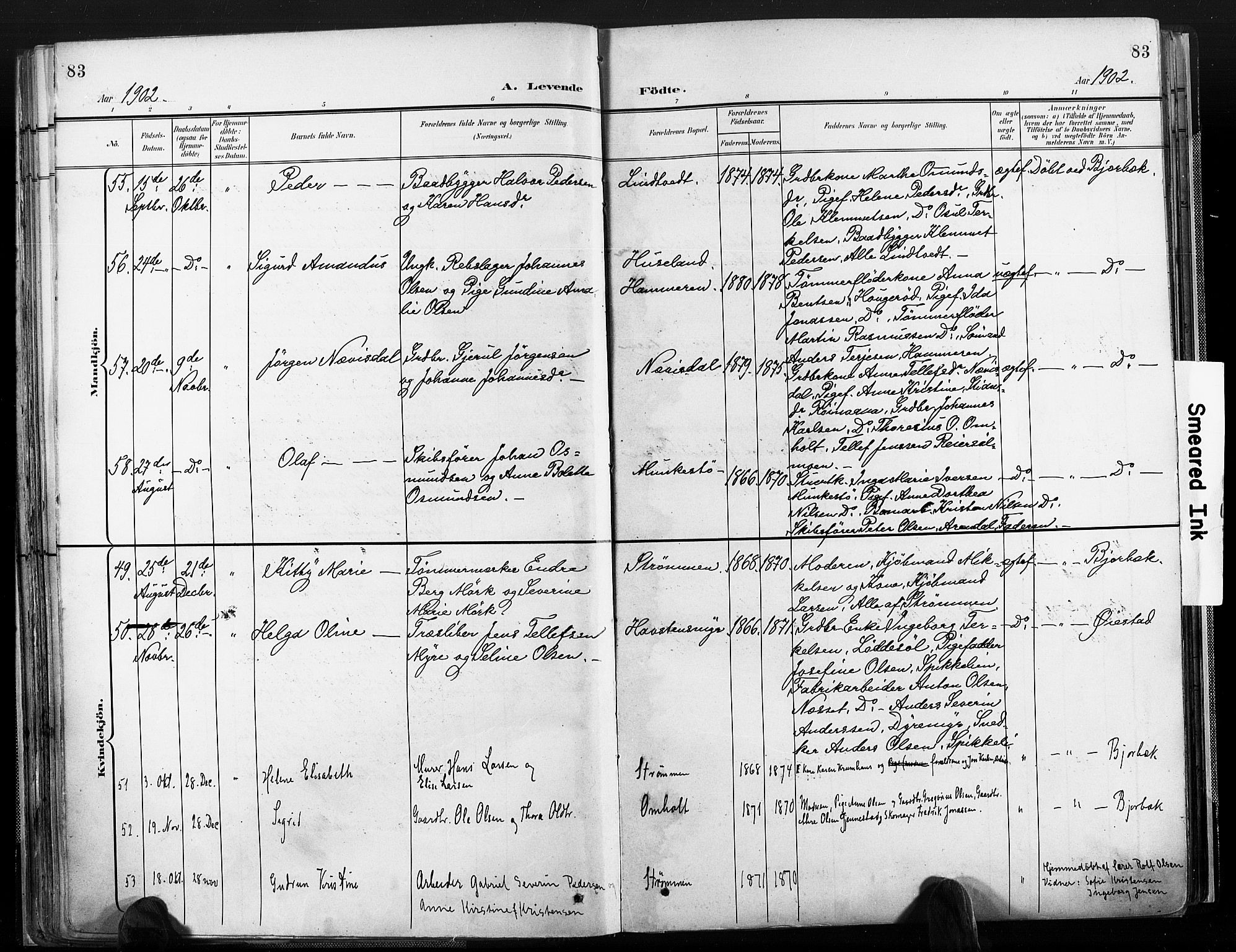Øyestad sokneprestkontor, AV/SAK-1111-0049/F/Fa/L0018: Parish register (official) no. A 18, 1897-1907, p. 83