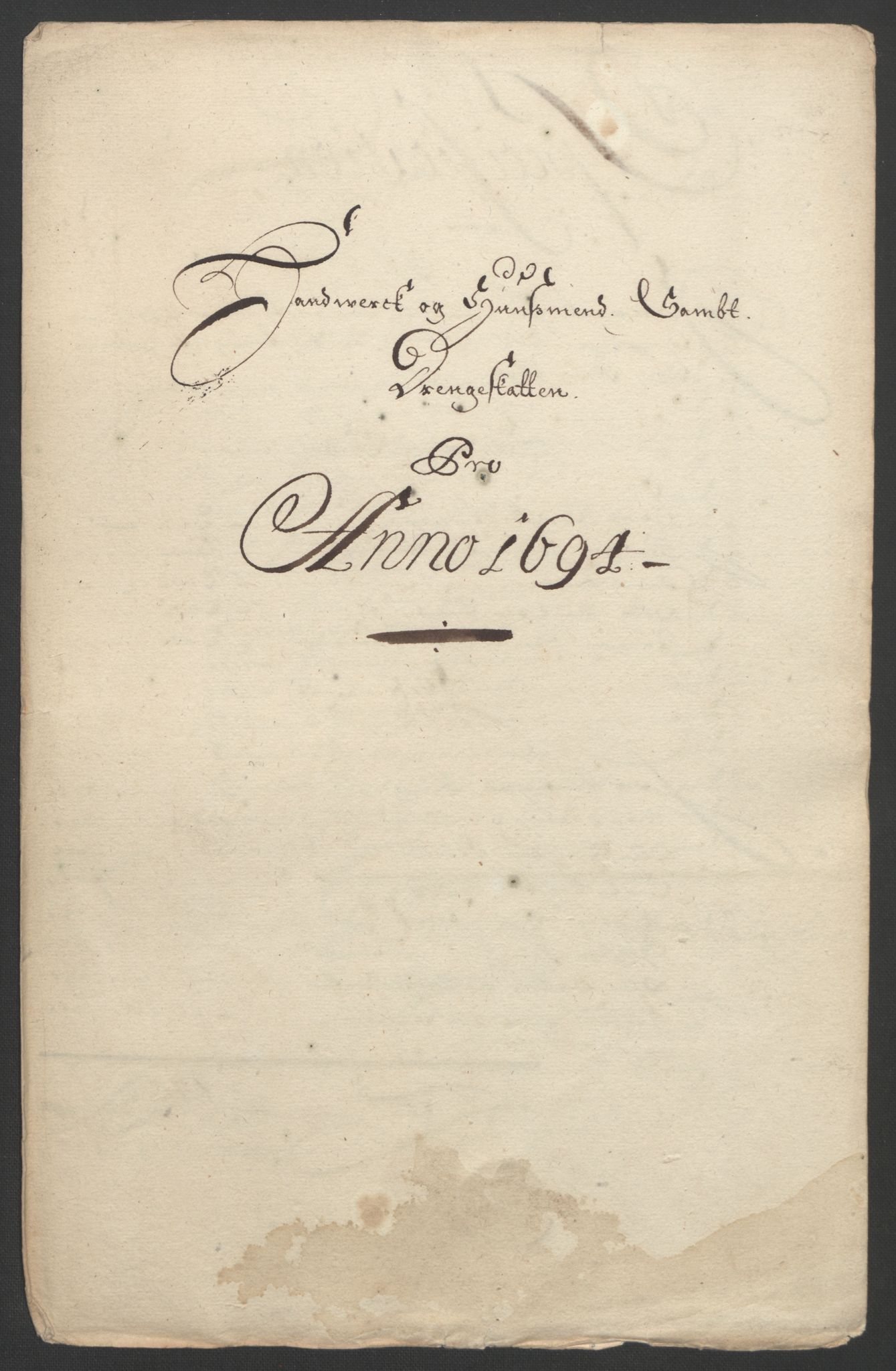Rentekammeret inntil 1814, Reviderte regnskaper, Fogderegnskap, RA/EA-4092/R22/L1451: Fogderegnskap Ringerike, Hallingdal og Buskerud, 1694, p. 228