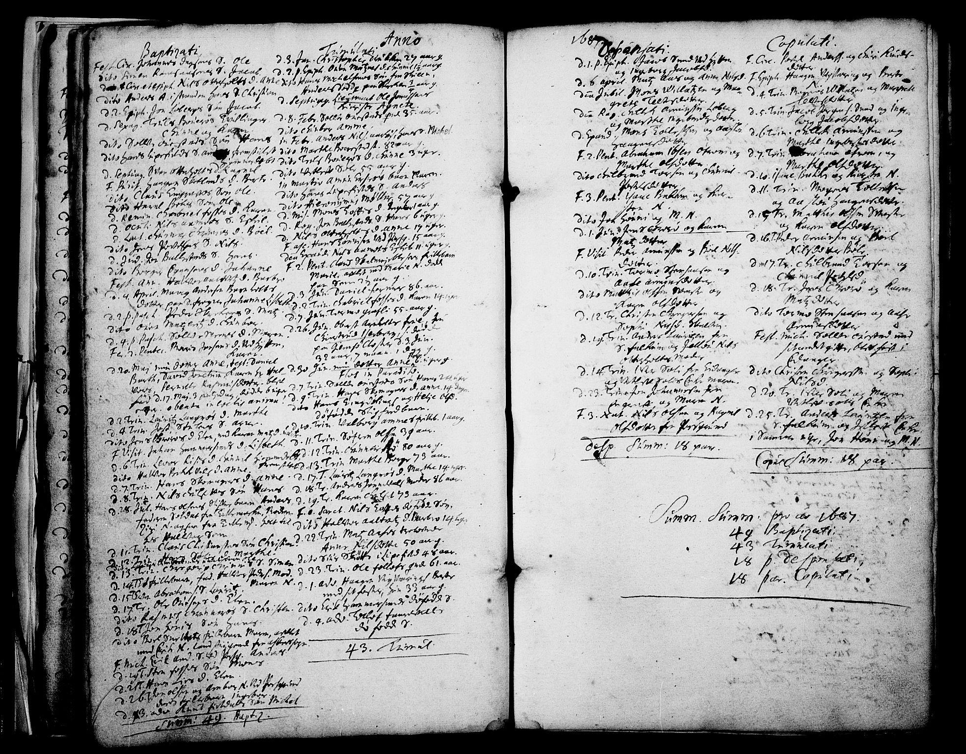 Gjerpen kirkebøker, AV/SAKO-A-265/F/Fa/L0001: Parish register (official) no. I 1, 1681-1746