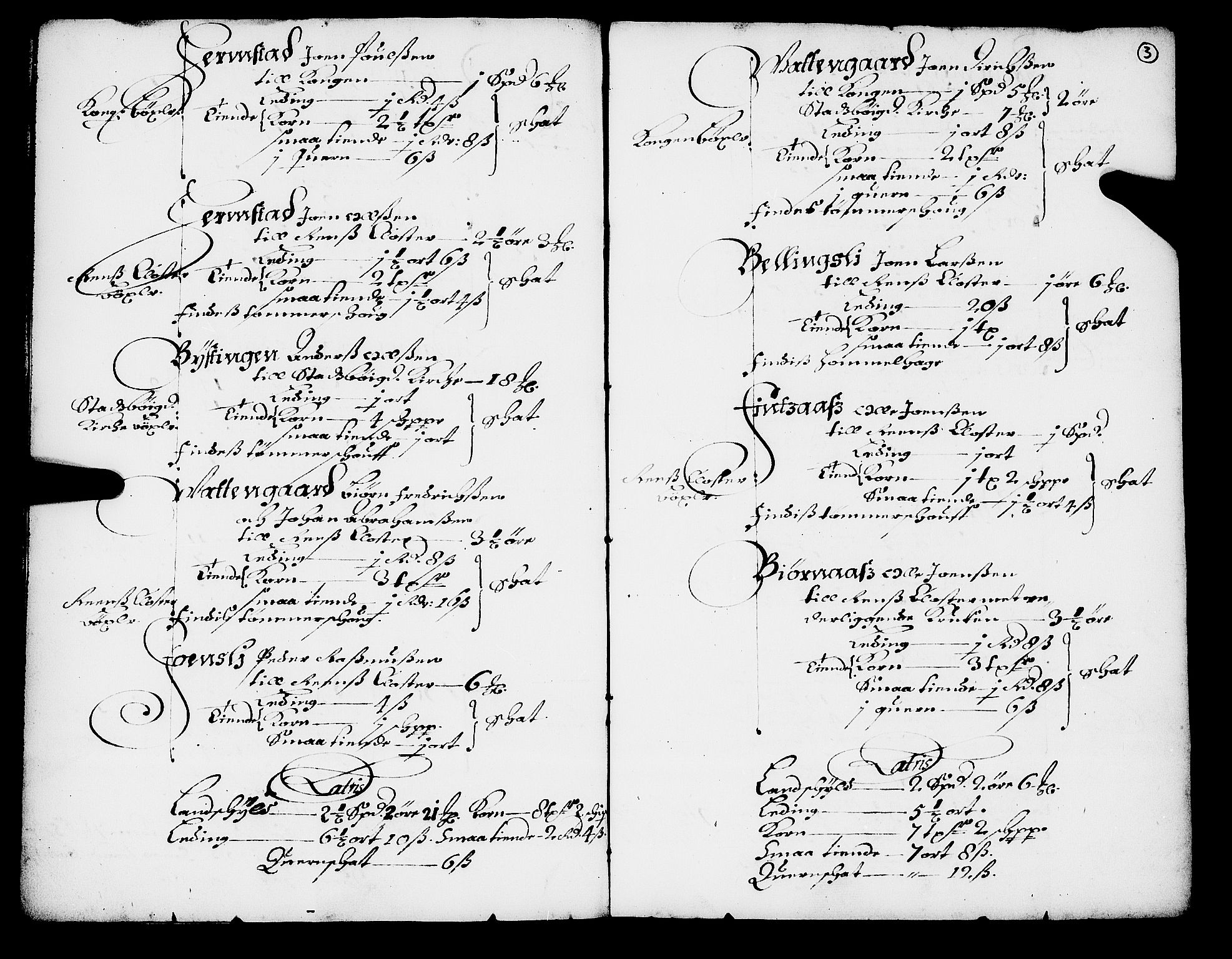 Rentekammeret inntil 1814, Realistisk ordnet avdeling, AV/RA-EA-4070/N/Nb/Nba/L0049: Fosen fogderi, 1668, p. 2b-3a