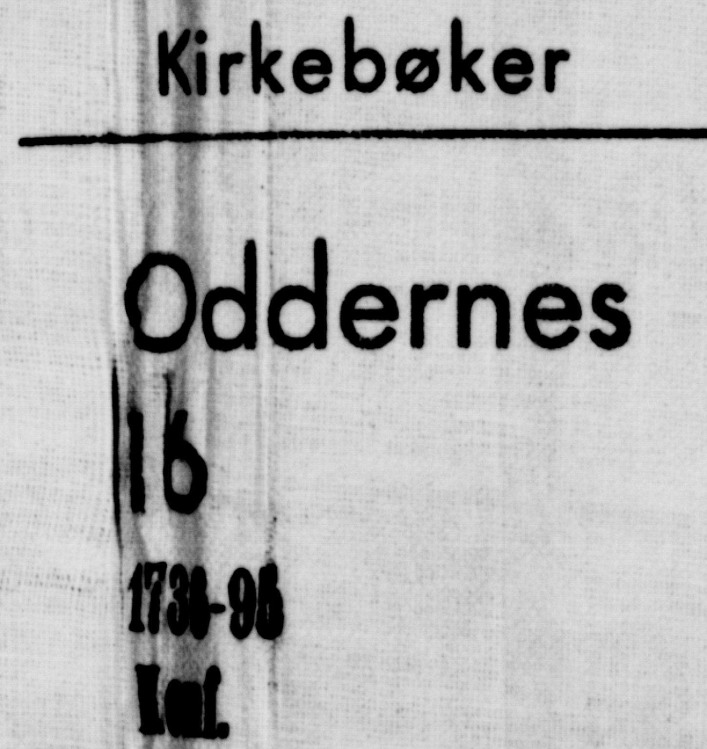 Oddernes sokneprestkontor, AV/SAK-1111-0033/F/Fa/Faa/L0003: Parish register (official) no. A 3, 1736-1795