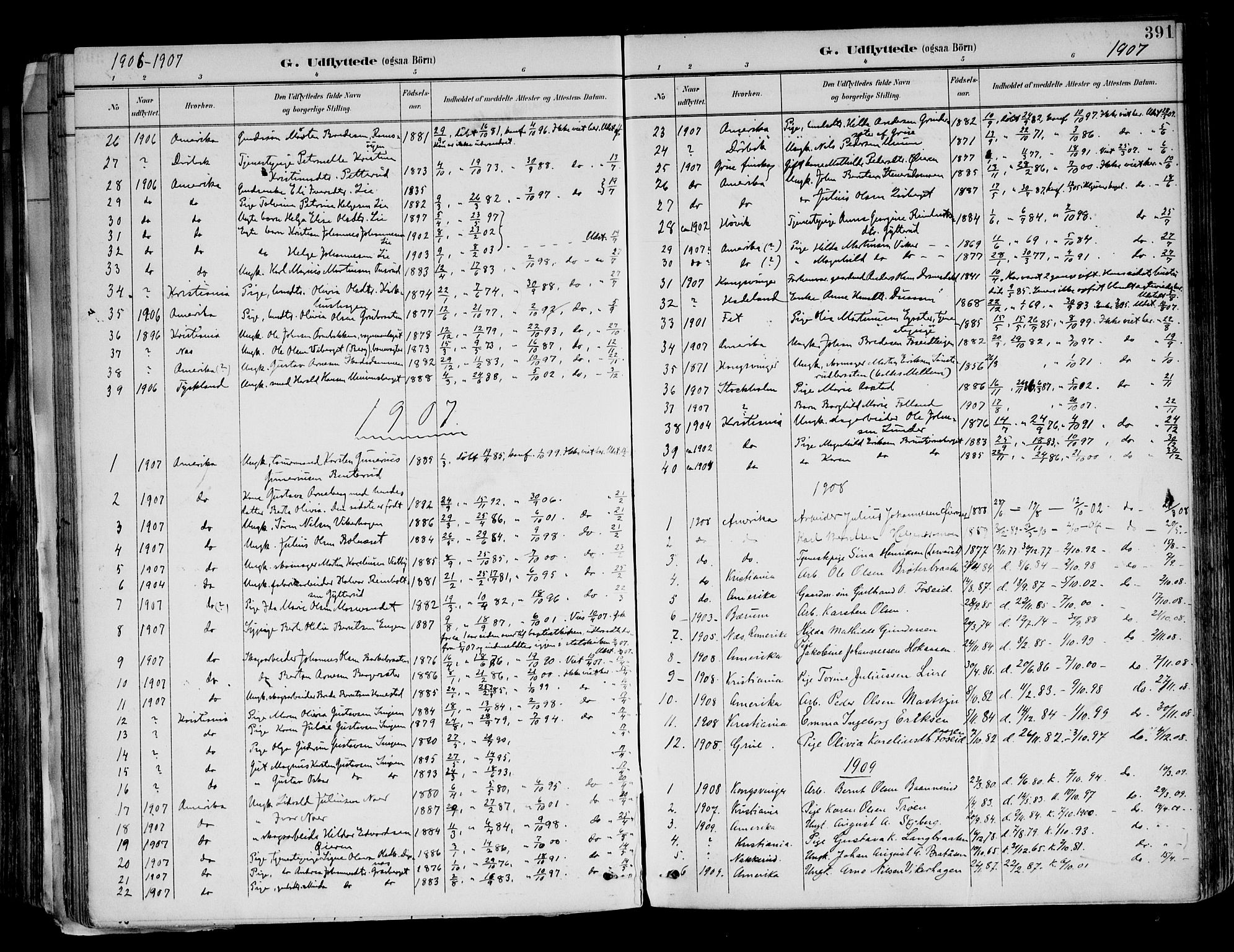 Brandval prestekontor, SAH/PREST-034/H/Ha/Haa/L0003: Parish register (official) no. 3, 1894-1909, p. 391