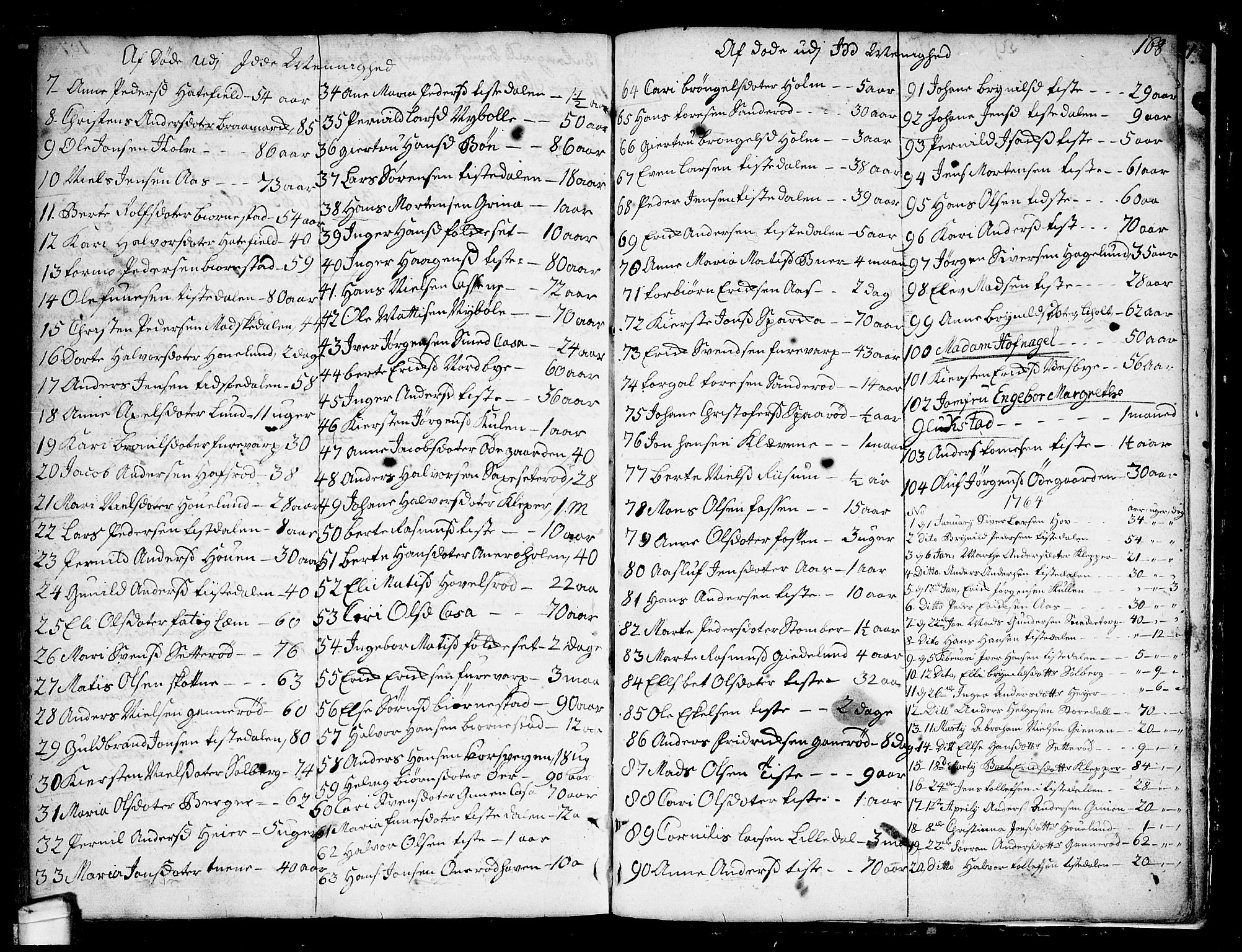 Idd prestekontor Kirkebøker, SAO/A-10911/F/Fa/L0001: Parish register (official) no. I 1, 1720-1769, p. 168