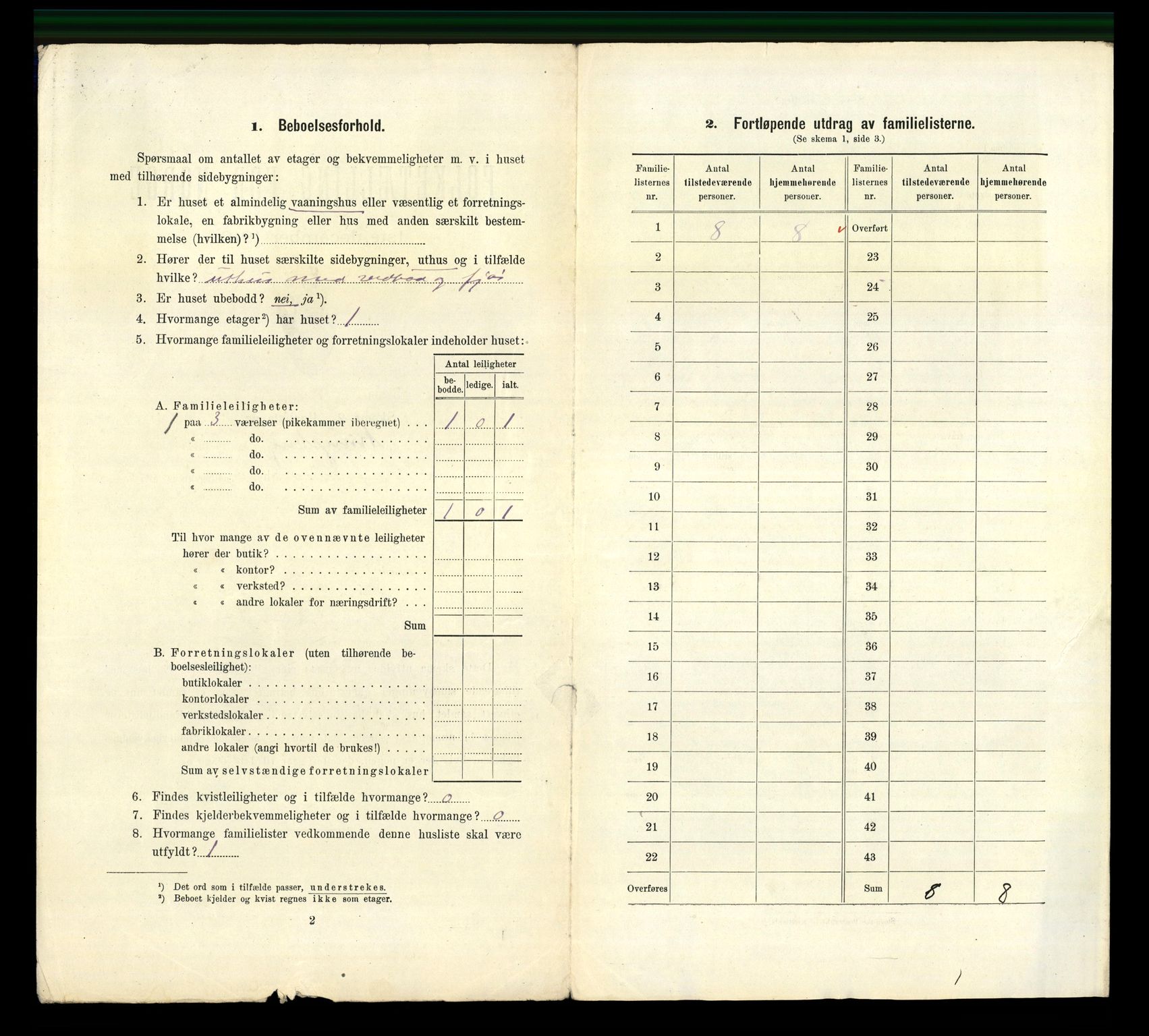 RA, 1910 census for Kongsberg, 1910, p. 1717