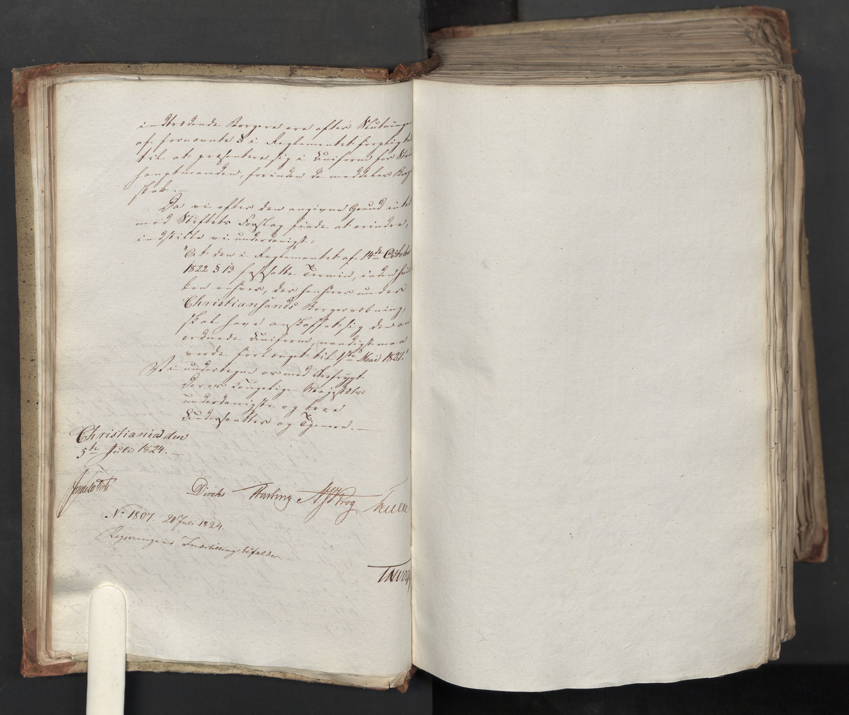 Statsrådsavdelingen i Stockholm, AV/RA-S-1003/D/Da/L0039: Regjeringsinnstillinger nr. 1661-1946, 1824, p. 39