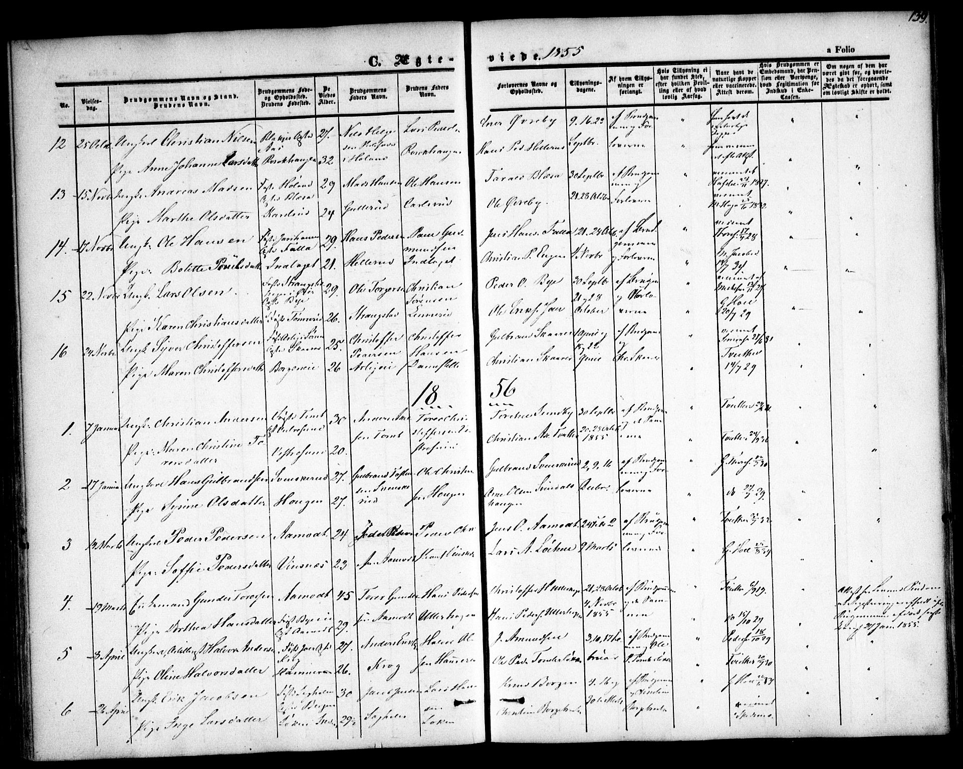 Fet prestekontor Kirkebøker, AV/SAO-A-10370a/F/Fa/L0010: Parish register (official) no. I 10, 1847-1859, p. 139