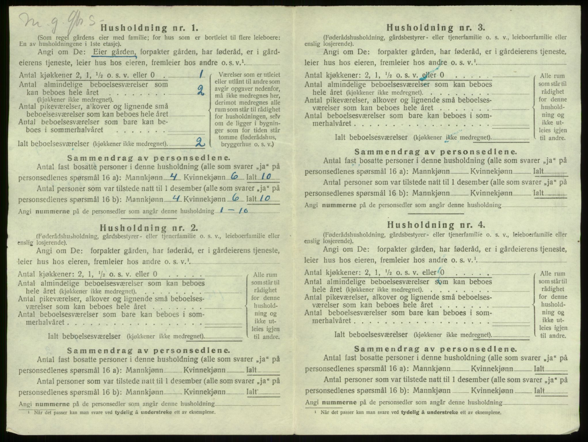 SAB, 1920 census for Manger, 1920, p. 755