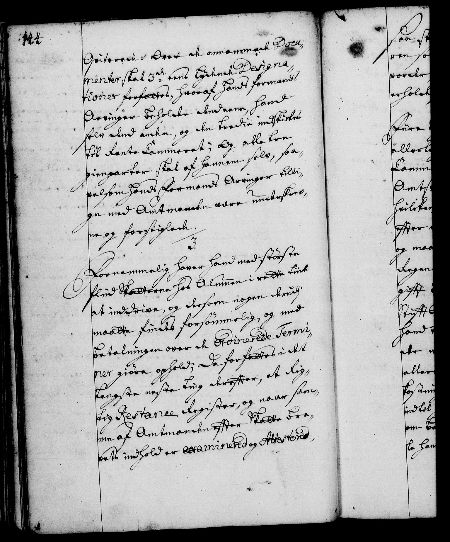 Rentekammeret, Kammerkanselliet, RA/EA-3111/G/Gg/Ggi/L0001: Norsk instruksjonsprotokoll med register (merket RK 53.34), 1720-1729, p. 144