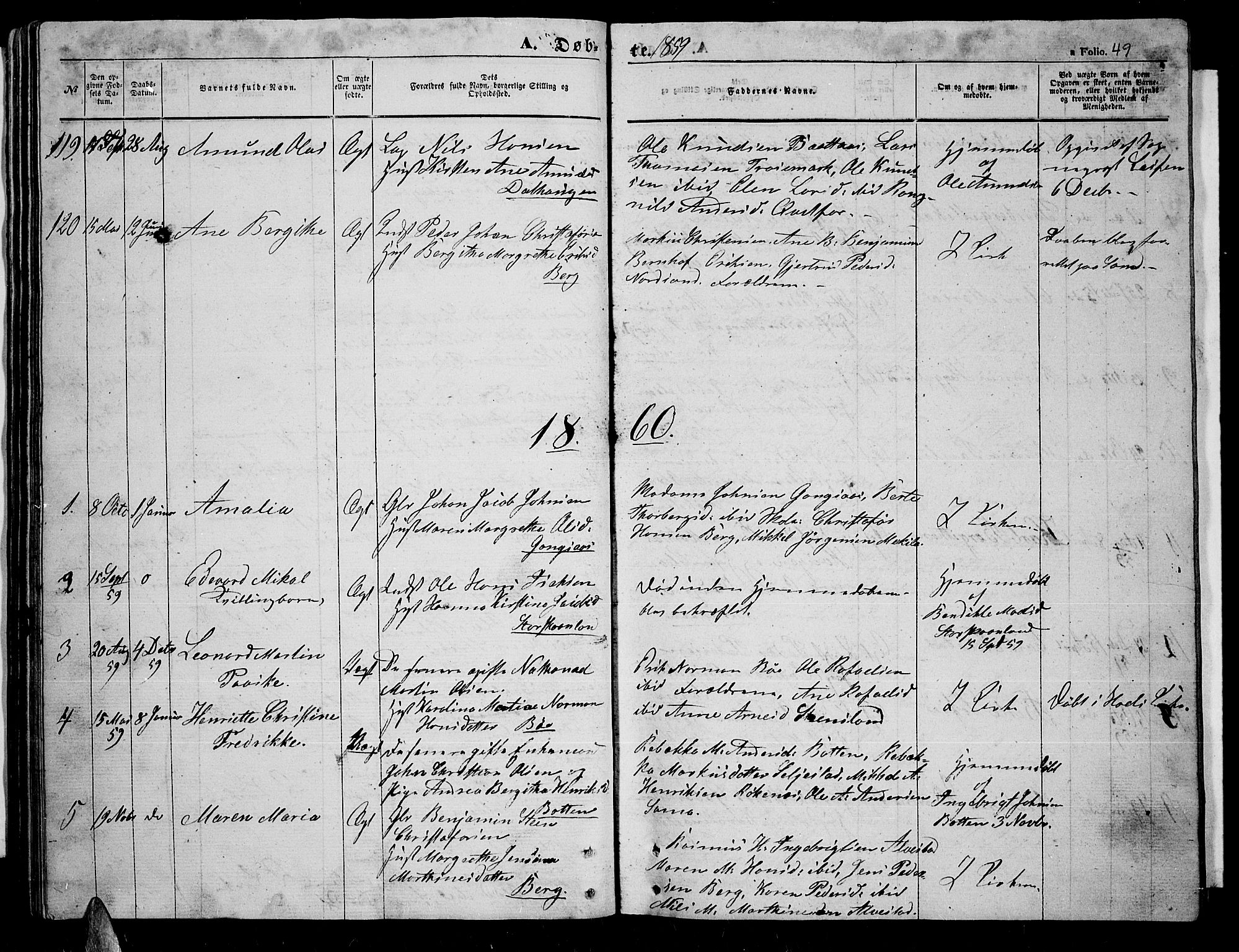 Trondenes sokneprestkontor, SATØ/S-1319/H/Hb/L0007klokker: Parish register (copy) no. 7, 1855-1862, p. 49