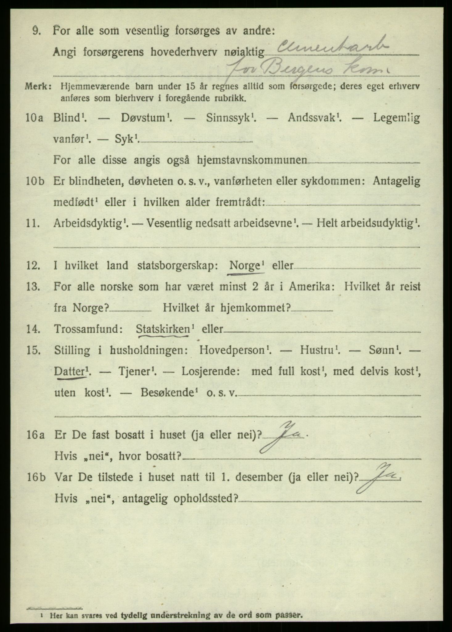 SAB, 1920 census for Askøy, 1920, p. 9243