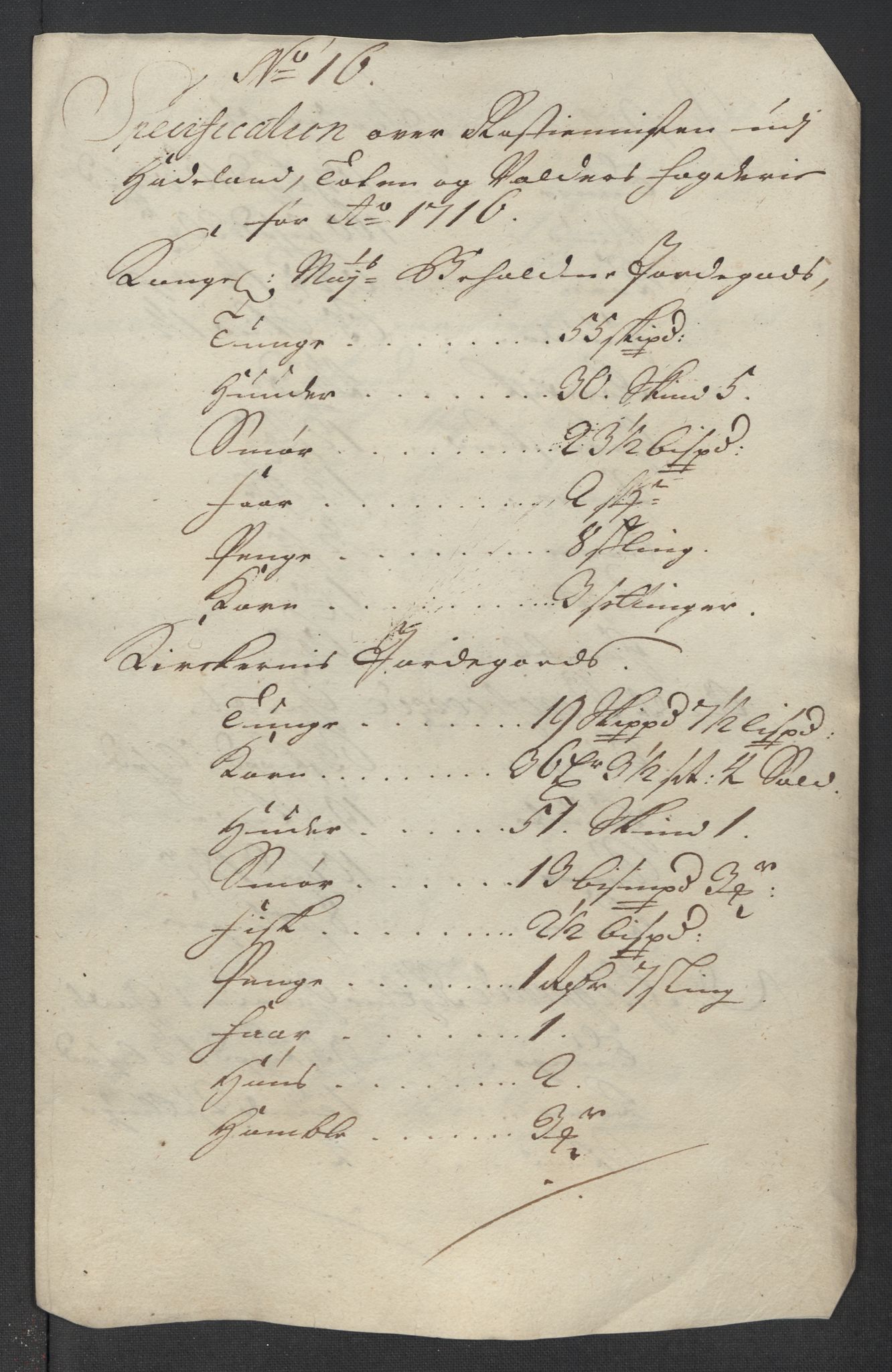 Rentekammeret inntil 1814, Reviderte regnskaper, Fogderegnskap, RA/EA-4092/R18/L1315: Fogderegnskap Hadeland, Toten og Valdres, 1716, p. 399