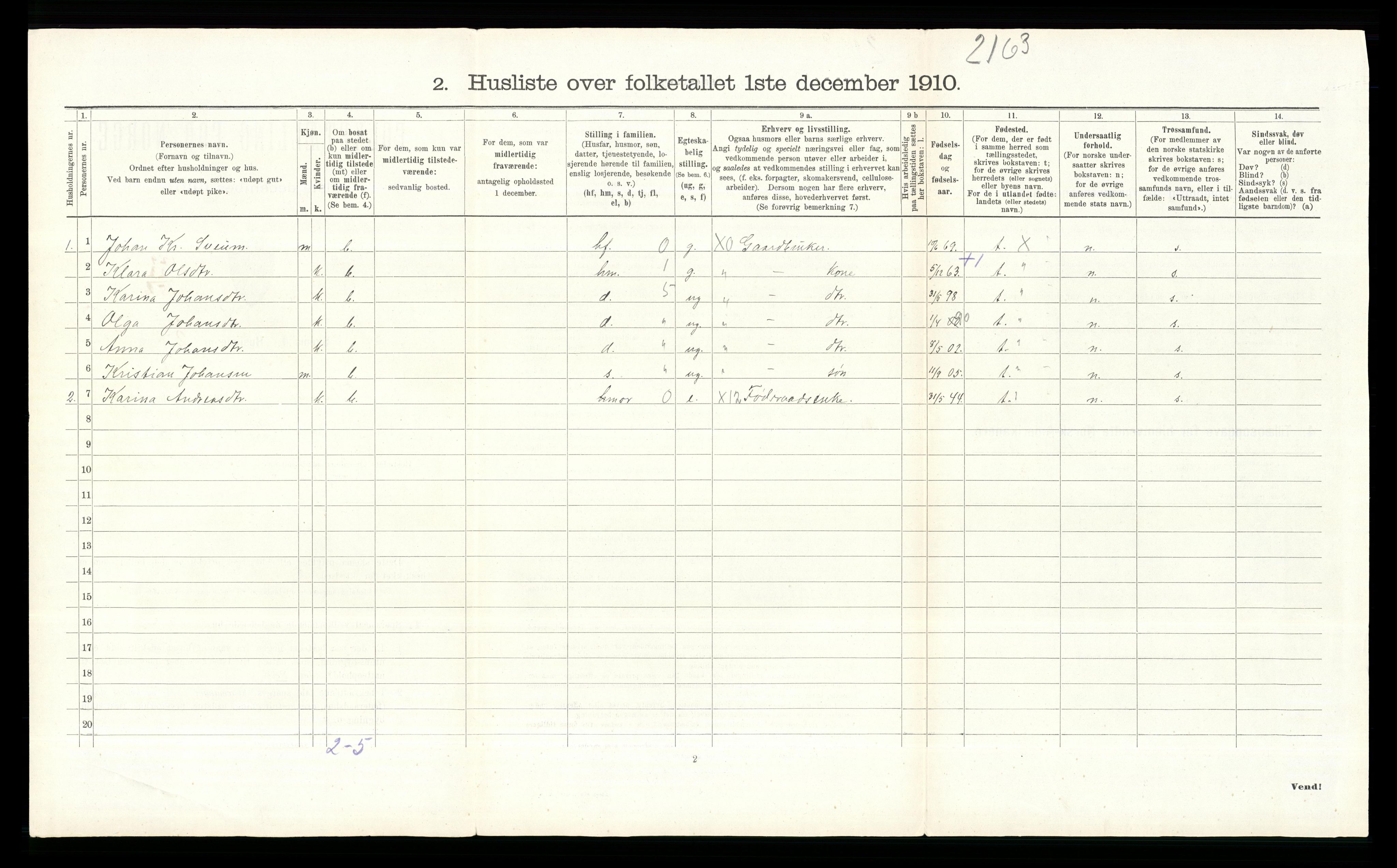 RA, 1910 census for Kolbu, 1910, p. 149