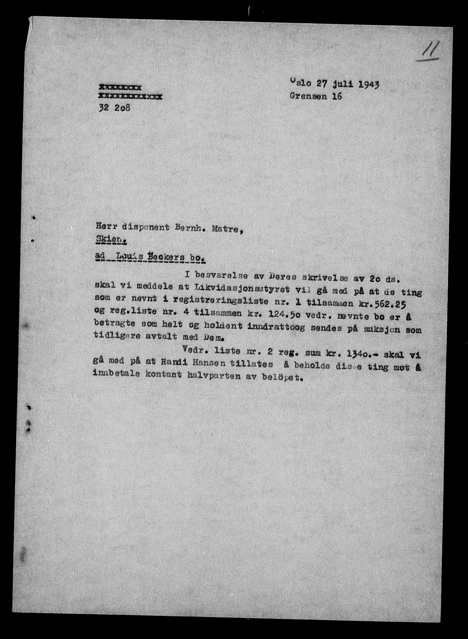 Justisdepartementet, Tilbakeføringskontoret for inndratte formuer, AV/RA-S-1564/H/Hc/Hcd/L0990: --, 1945-1947, p. 523