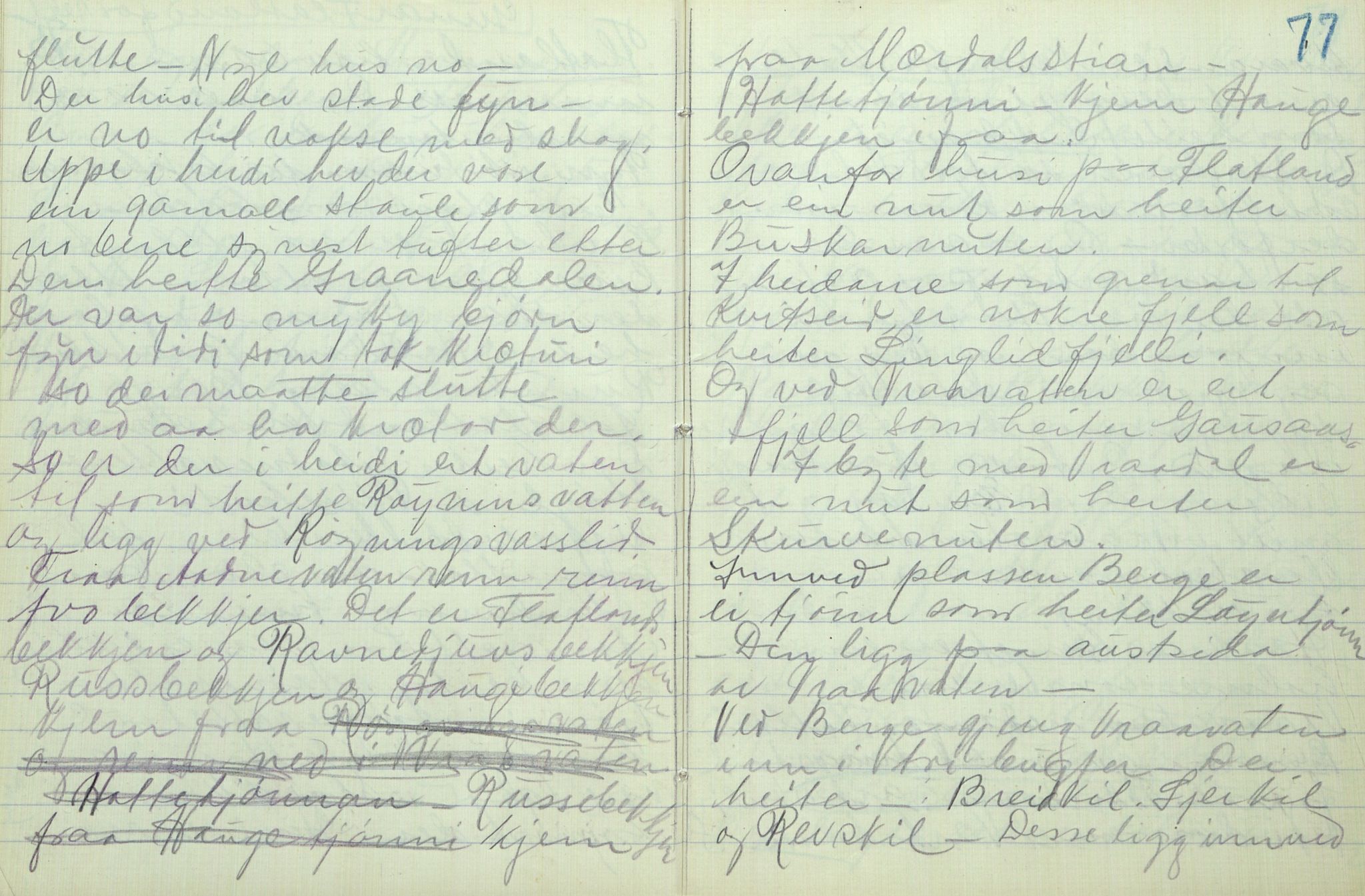 Rikard Berge, TEMU/TGM-A-1003/F/L0017/0004: 551-599 / 554 Vraadals historie, Signe Vesterdal, 1918, p. 76-77