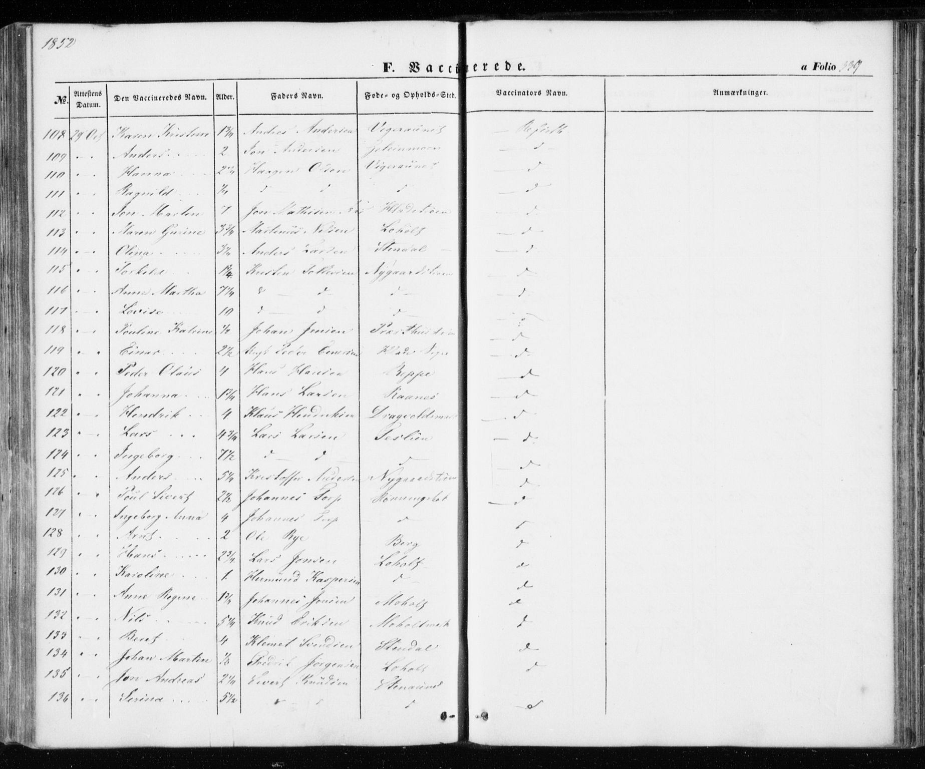 Ministerialprotokoller, klokkerbøker og fødselsregistre - Sør-Trøndelag, SAT/A-1456/606/L0291: Parish register (official) no. 606A06, 1848-1856, p. 339