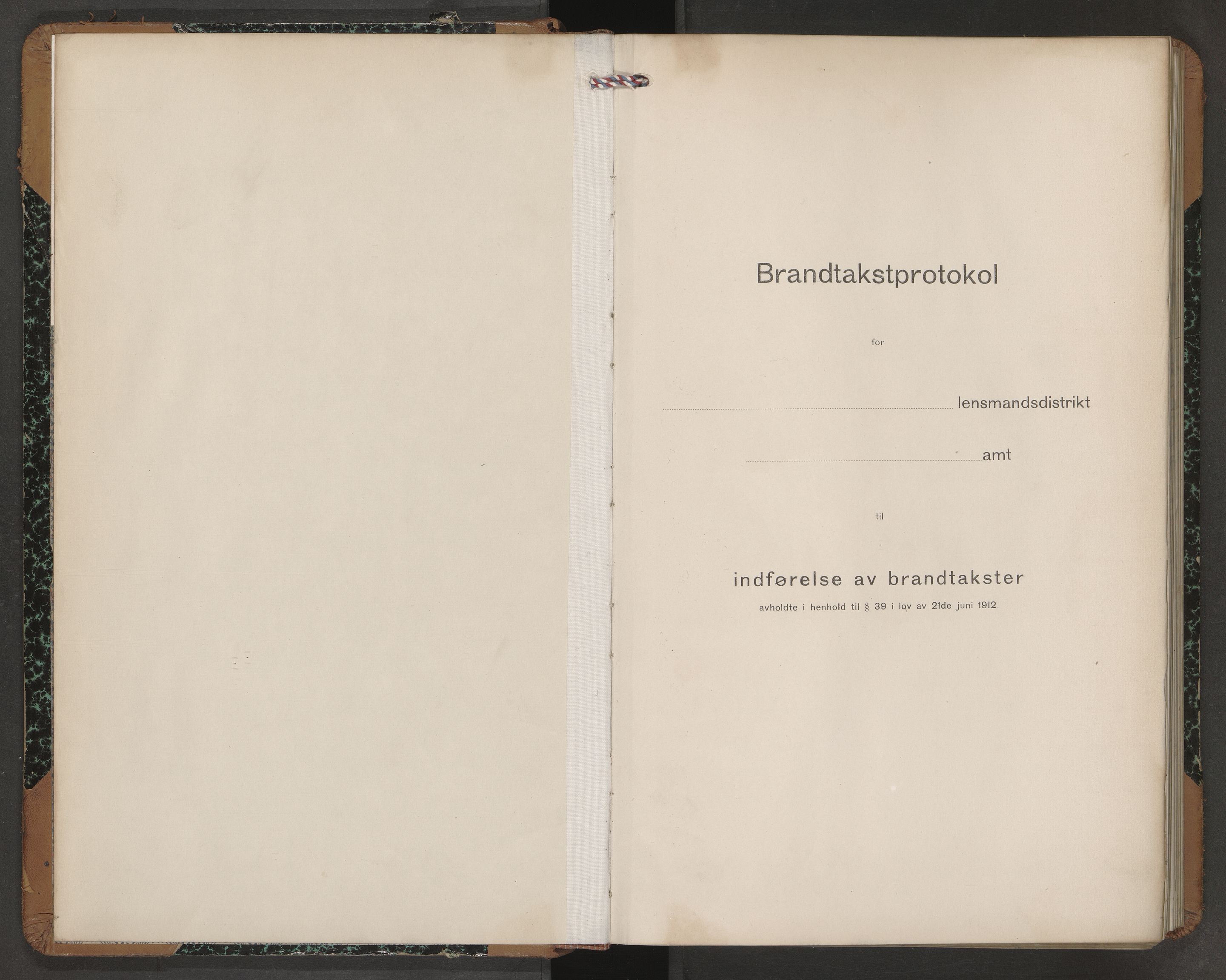 Norges Brannkasse Oddernes, AV/SAK-2241-0042/F/Fa/L0019: Branntakstprotokoll nr. 19, 1917