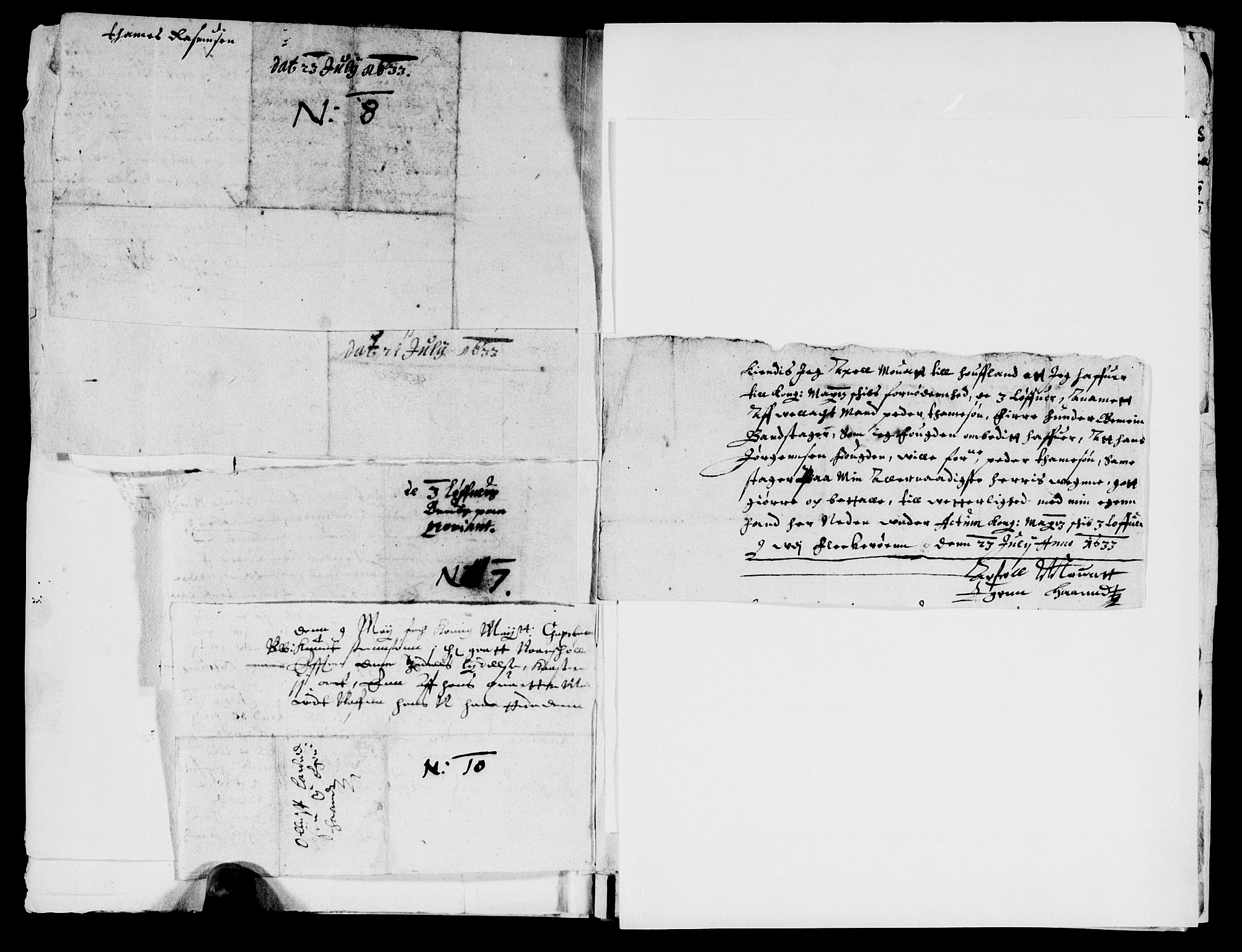 Rentekammeret inntil 1814, Reviderte regnskaper, Lensregnskaper, AV/RA-EA-5023/R/Rb/Rbq/L0022: Nedenes len. Mandals len. Råbyggelag., 1632-1634