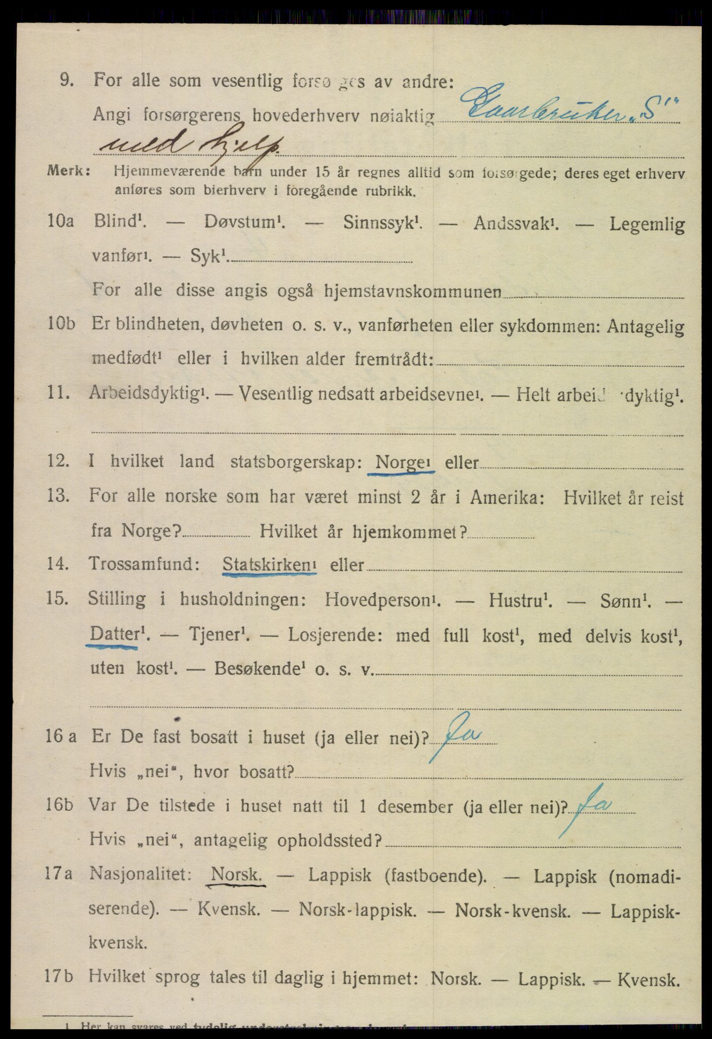 SAT, 1920 census for Rødøy, 1920, p. 973