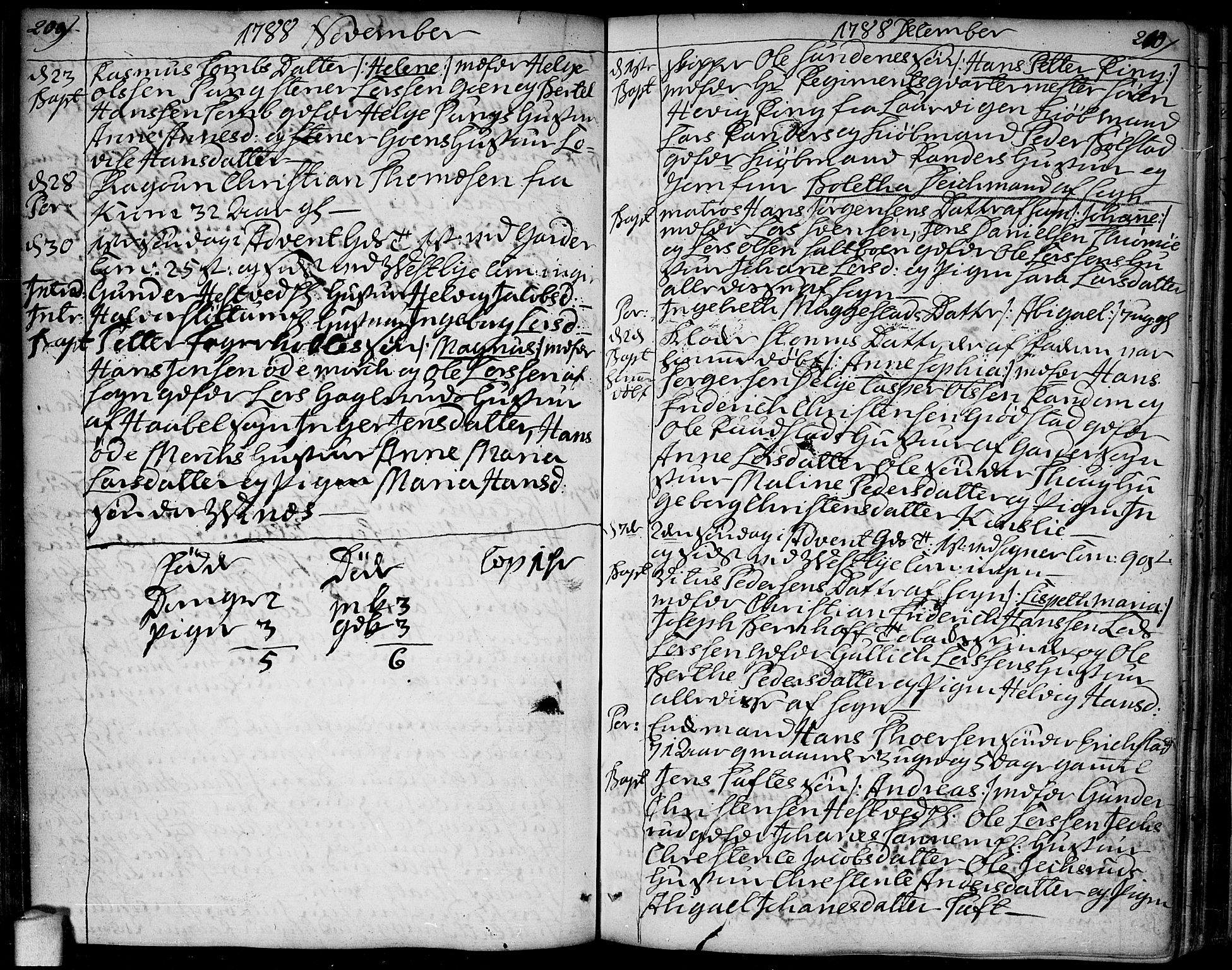 Vestby prestekontor Kirkebøker, AV/SAO-A-10893/F/Fa/L0003: Parish register (official) no. I 3, 1779-1796, p. 209-210