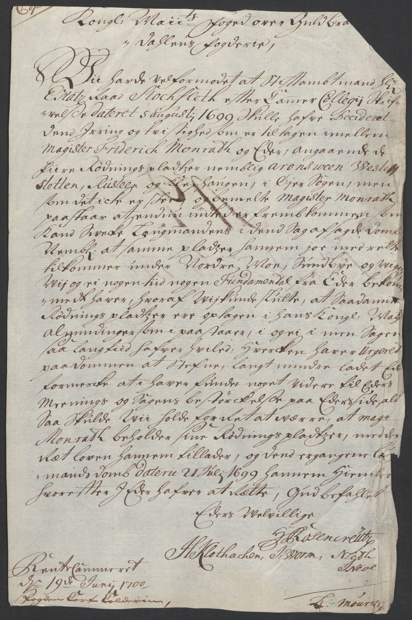 Rentekammeret inntil 1814, Reviderte regnskaper, Fogderegnskap, AV/RA-EA-4092/R17/L1173: Fogderegnskap Gudbrandsdal, 1700, p. 32