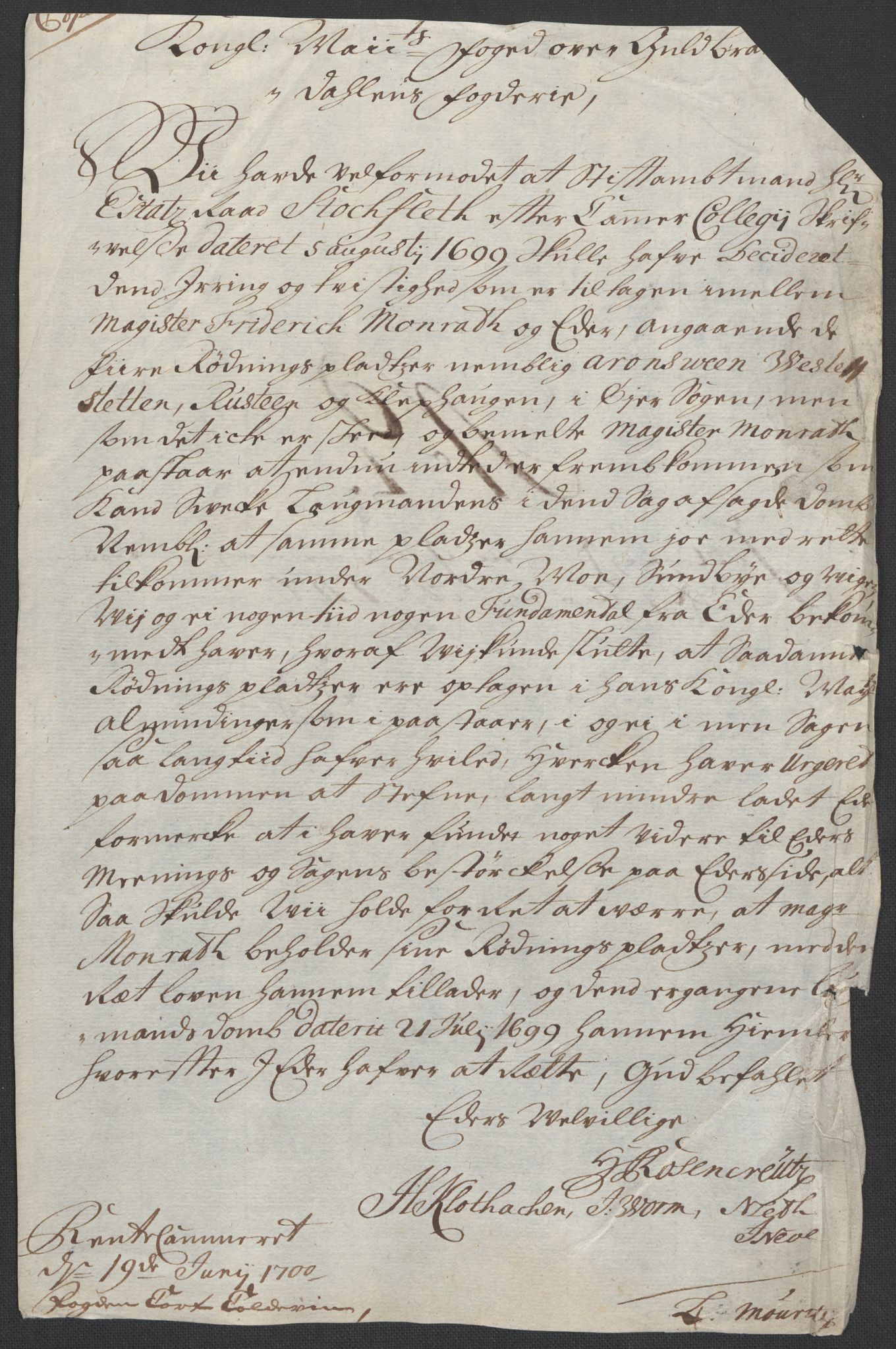 Rentekammeret inntil 1814, Reviderte regnskaper, Fogderegnskap, RA/EA-4092/R17/L1173: Fogderegnskap Gudbrandsdal, 1700, p. 32