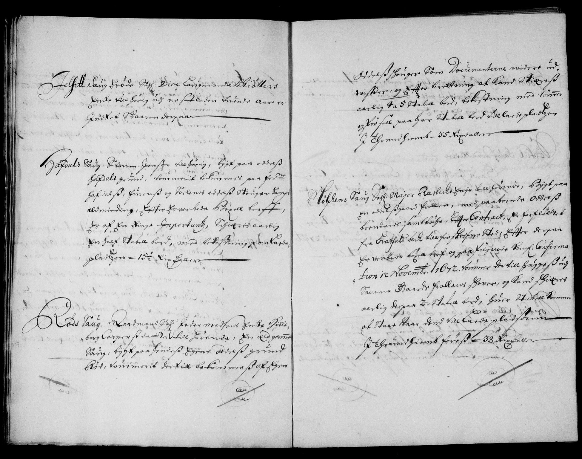 Danske Kanselli, Skapsaker, AV/RA-EA-4061/F/L0005: Skap 8, pakke 103B-104, 1683-1689, p. 160