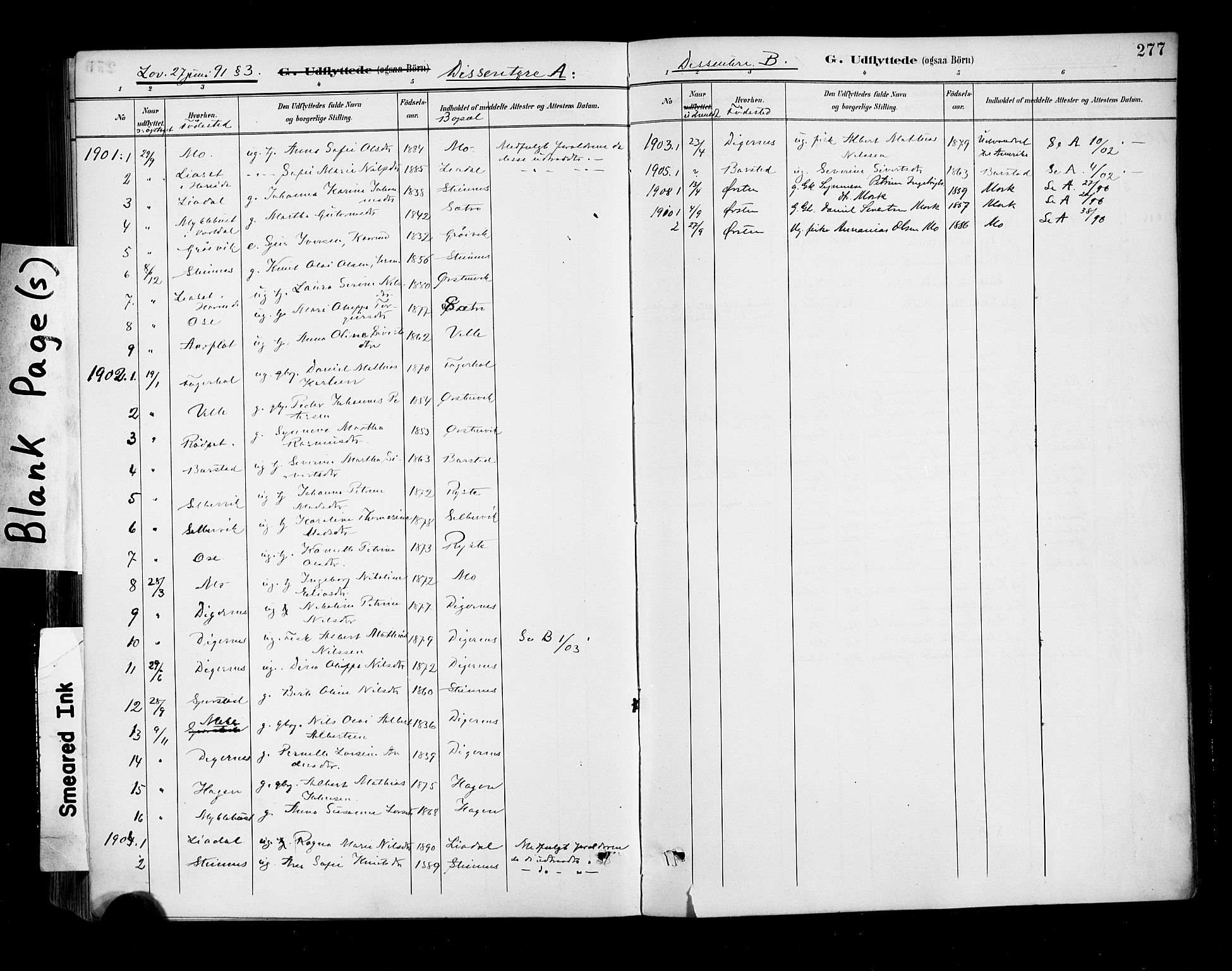 Ministerialprotokoller, klokkerbøker og fødselsregistre - Møre og Romsdal, SAT/A-1454/513/L0177: Parish register (official) no. 513A04, 1890-1906, p. 277