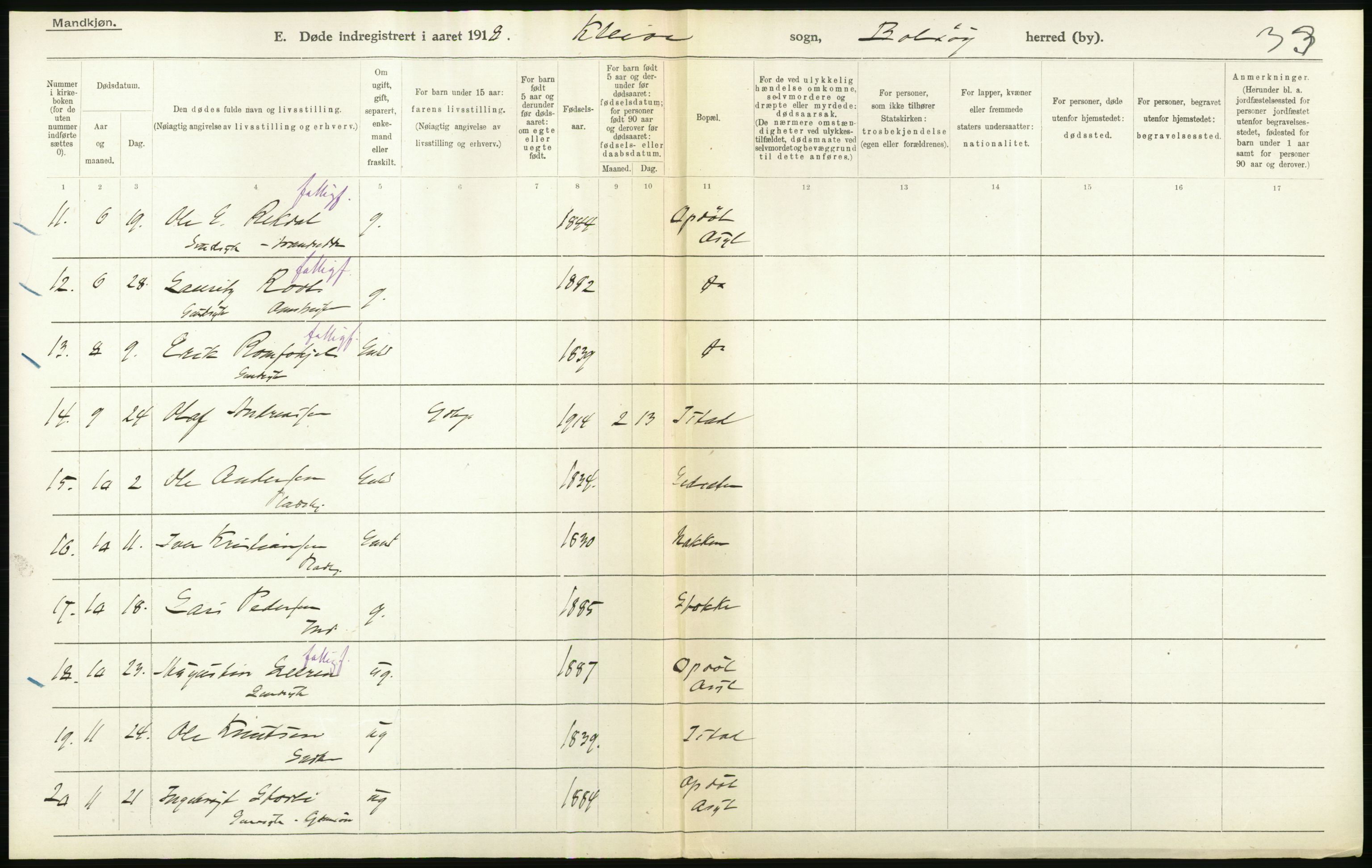 Statistisk sentralbyrå, Sosiodemografiske emner, Befolkning, AV/RA-S-2228/D/Df/Dfb/Dfbh/L0045: Møre fylke: Døde. Bygder og byer., 1918, p. 420