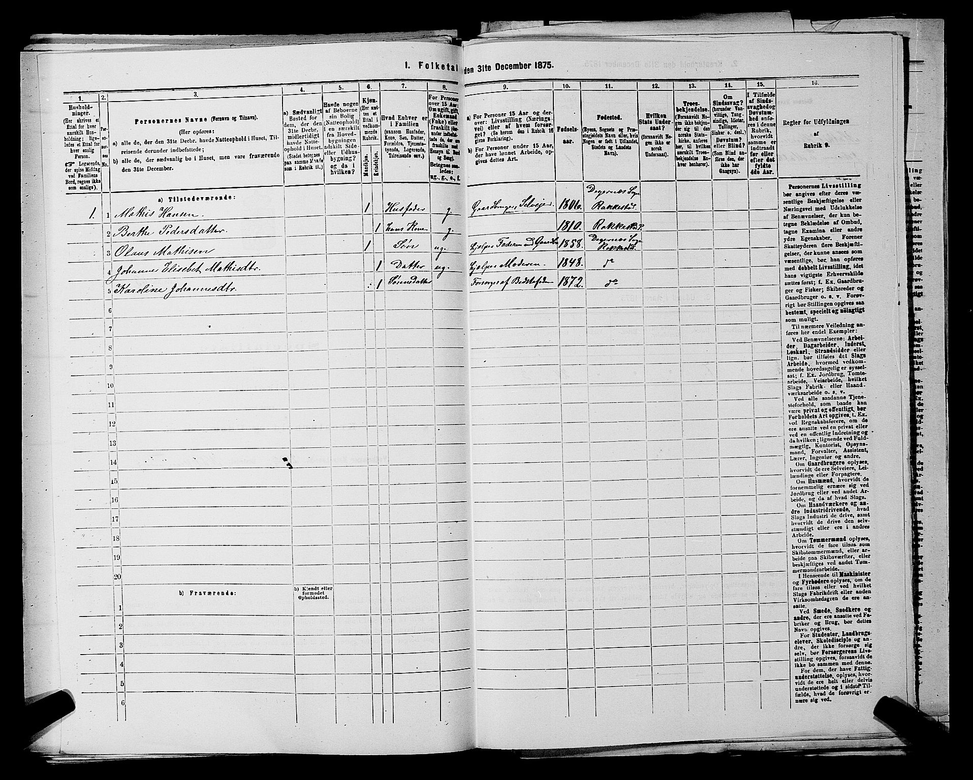 RA, 1875 census for 0128P Rakkestad, 1875, p. 915